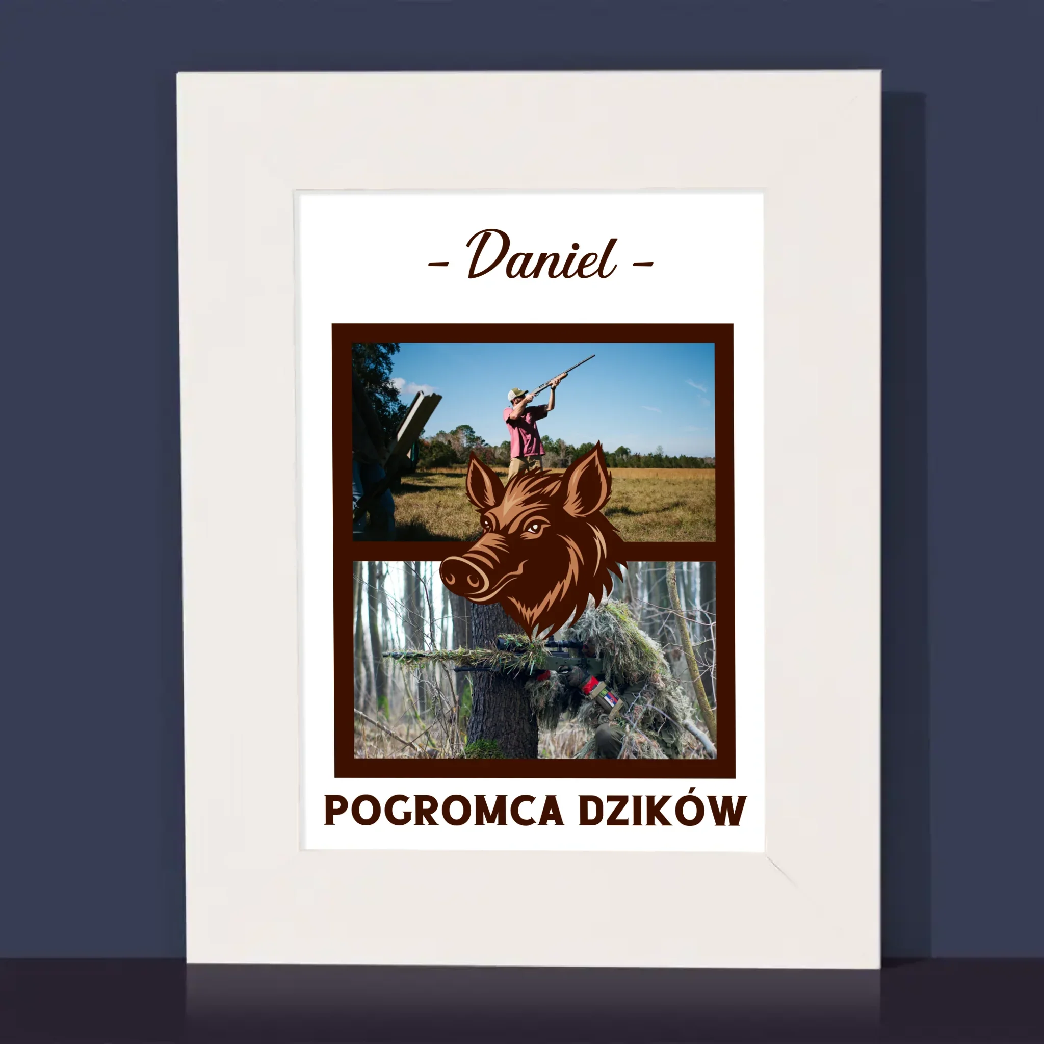 Fotokolaż: Pogromca Dzików - Ramka Na Zdjęcie - Image 2
