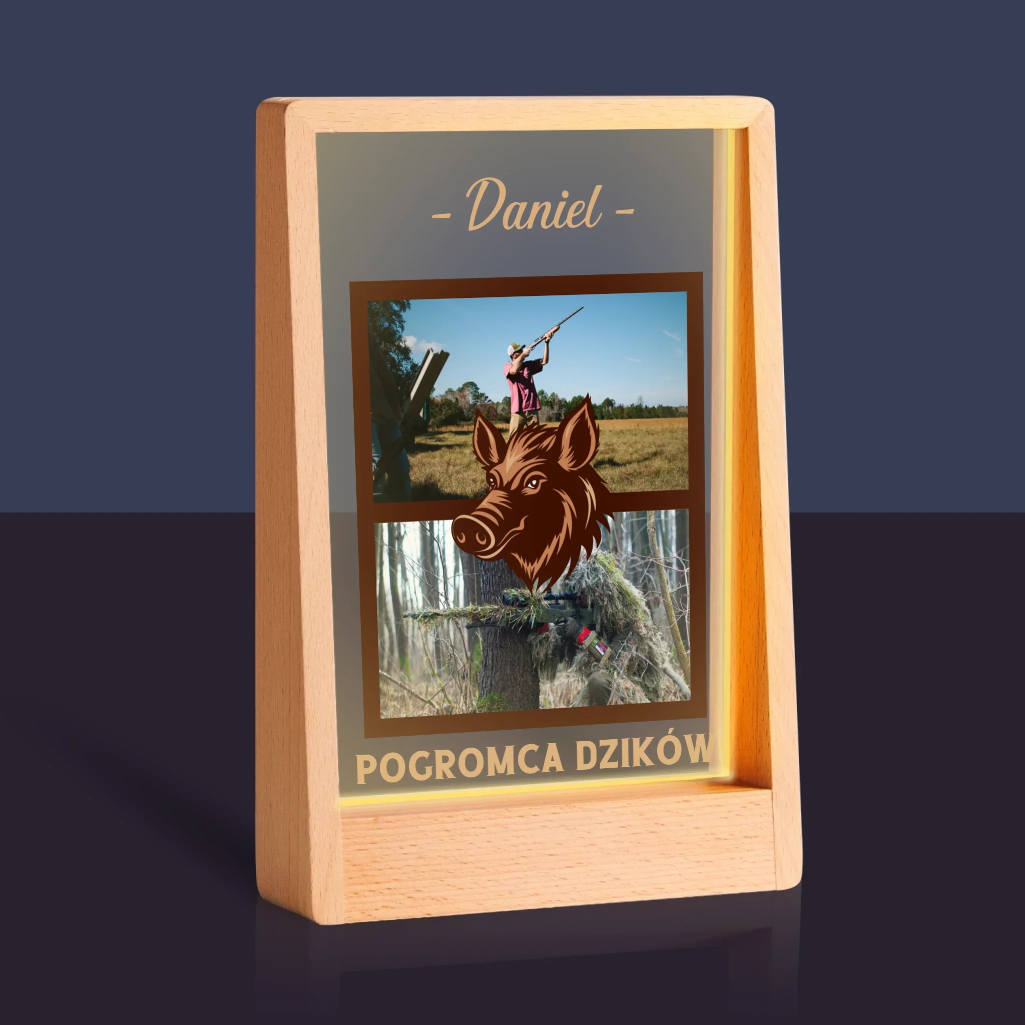 Fotokolaż: Pogromca Dzików - Wydruk Na Szkle Akrylowym - Image 9