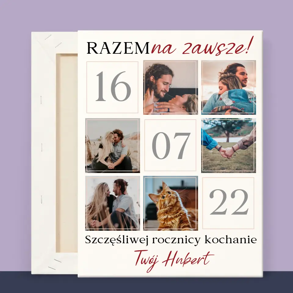 Fotokolaż: Razem Na Zawsze - Wydruk Obramowany - Image 11