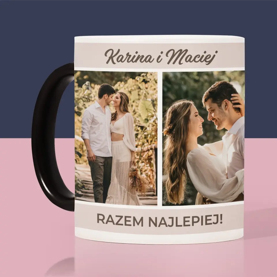 Fotokolaż: Razem Najlepiej - Kubek z Nadrukiem - Image 7