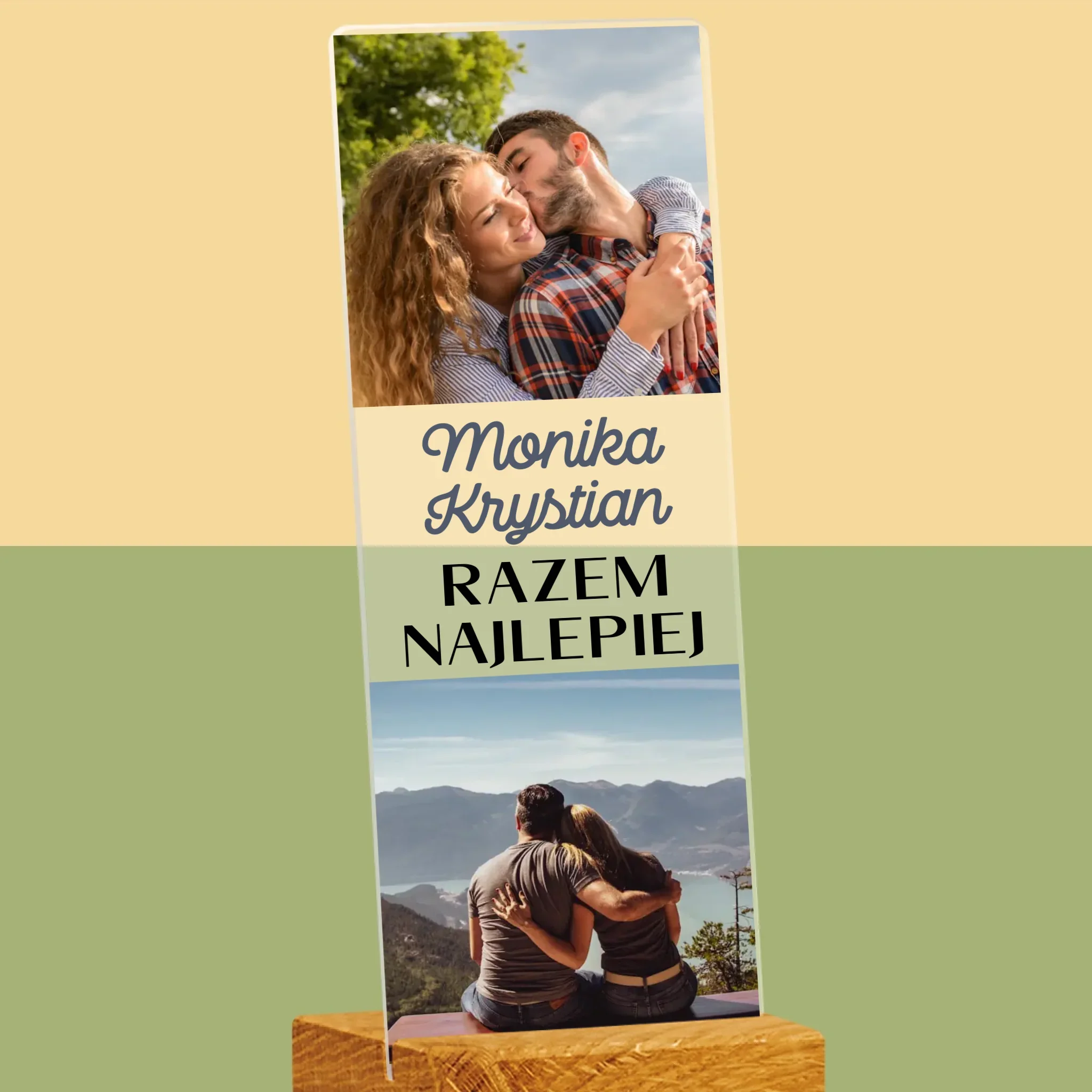 Fotokolaż: Razem Nam Najlepiej - Zdjęcie Na Szkle Akrylowym Fotobudka - Image 2