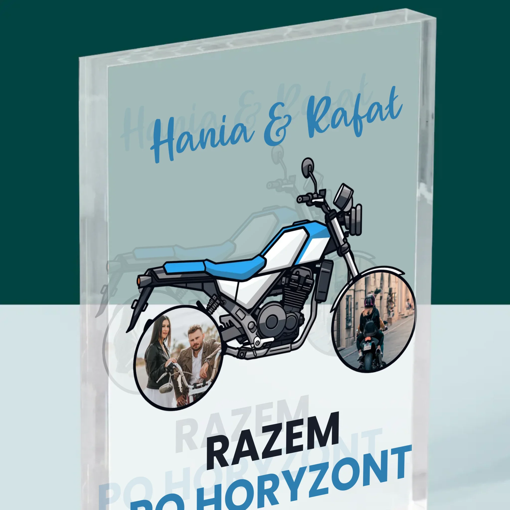 Fotokolaż: Razem Po Horyzont - Blok Akrylowy z Nadrukiem - Image 2