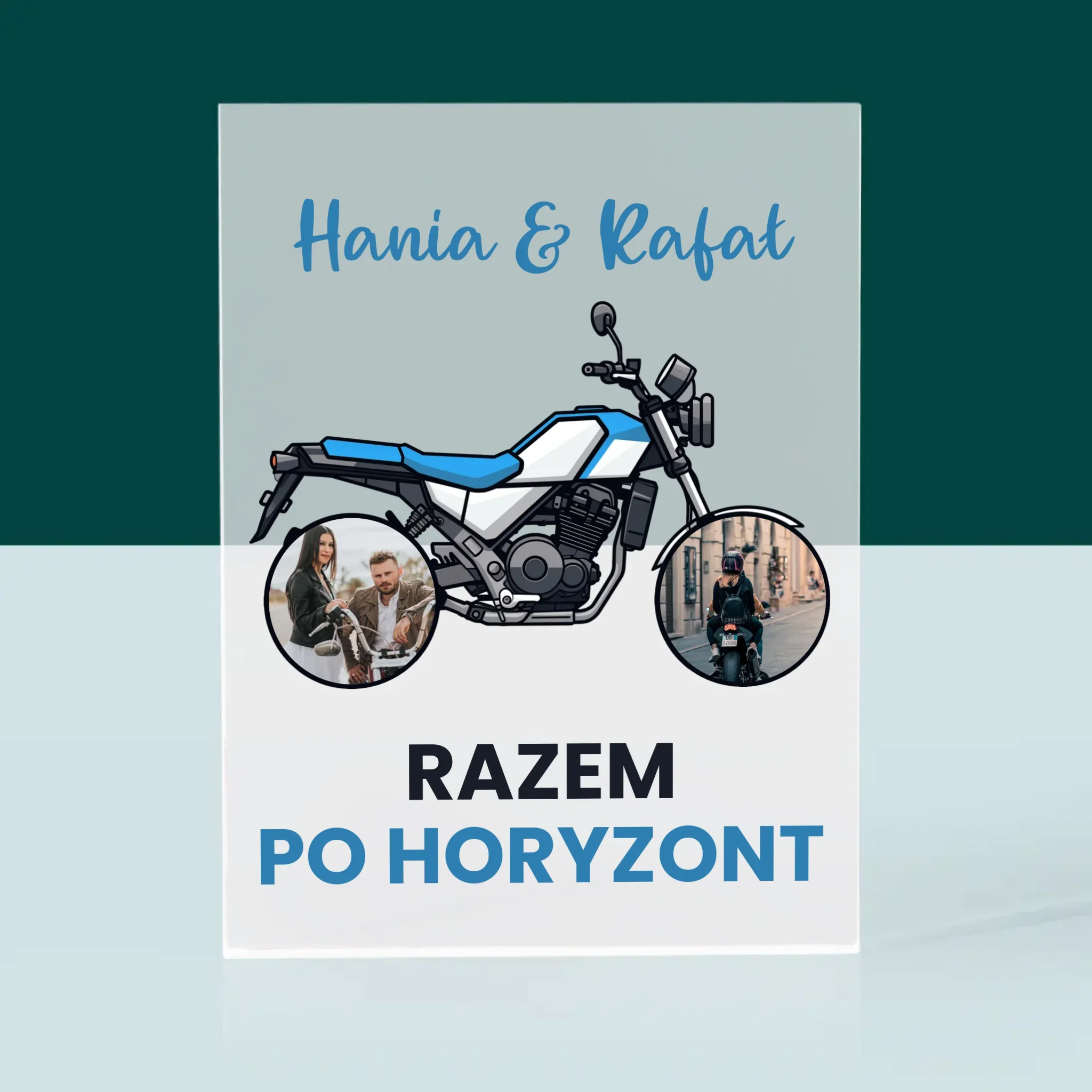 Fotokolaż: Razem Po Horyzont - Blok Akrylowy z Nadrukiem - Image 3