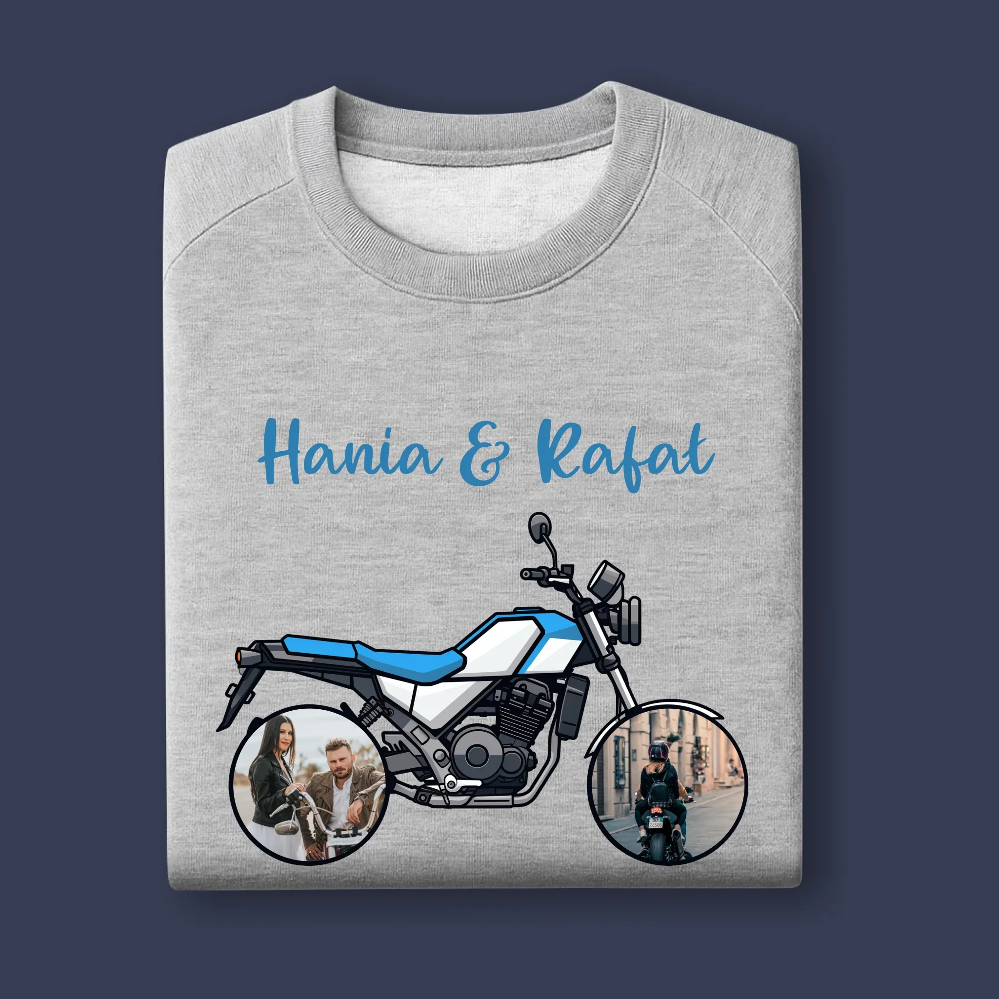 Fotokolaż: Razem Po Horyzont - Bluza Męska Z Kapturem - Image 11