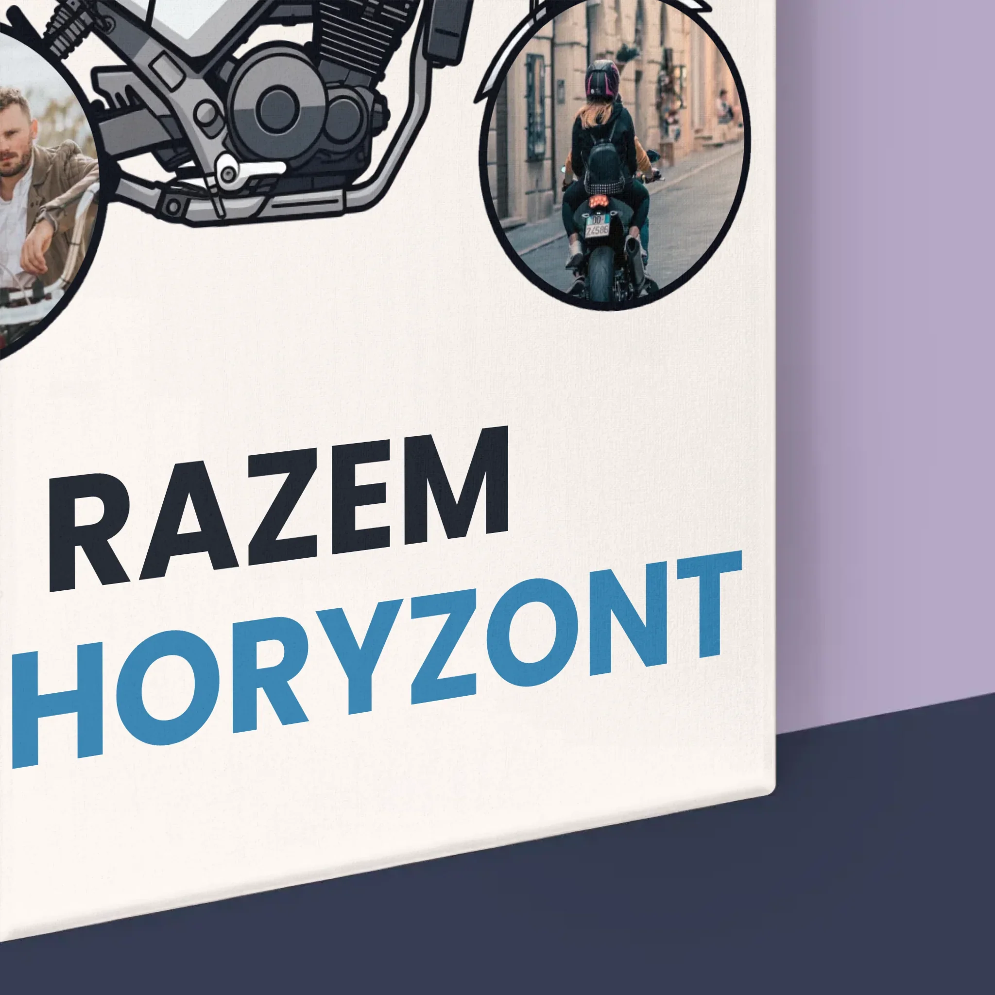 Fotokolaż: Razem Po Horyzont - Wydruk Obramowany - Image 17