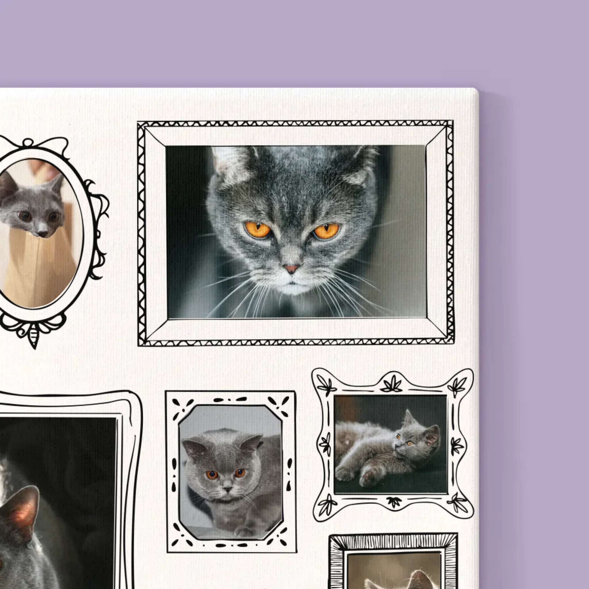 Fotokolaż: Ściana Galerii z Pupilem - Wydruk Obramowany - Image 15