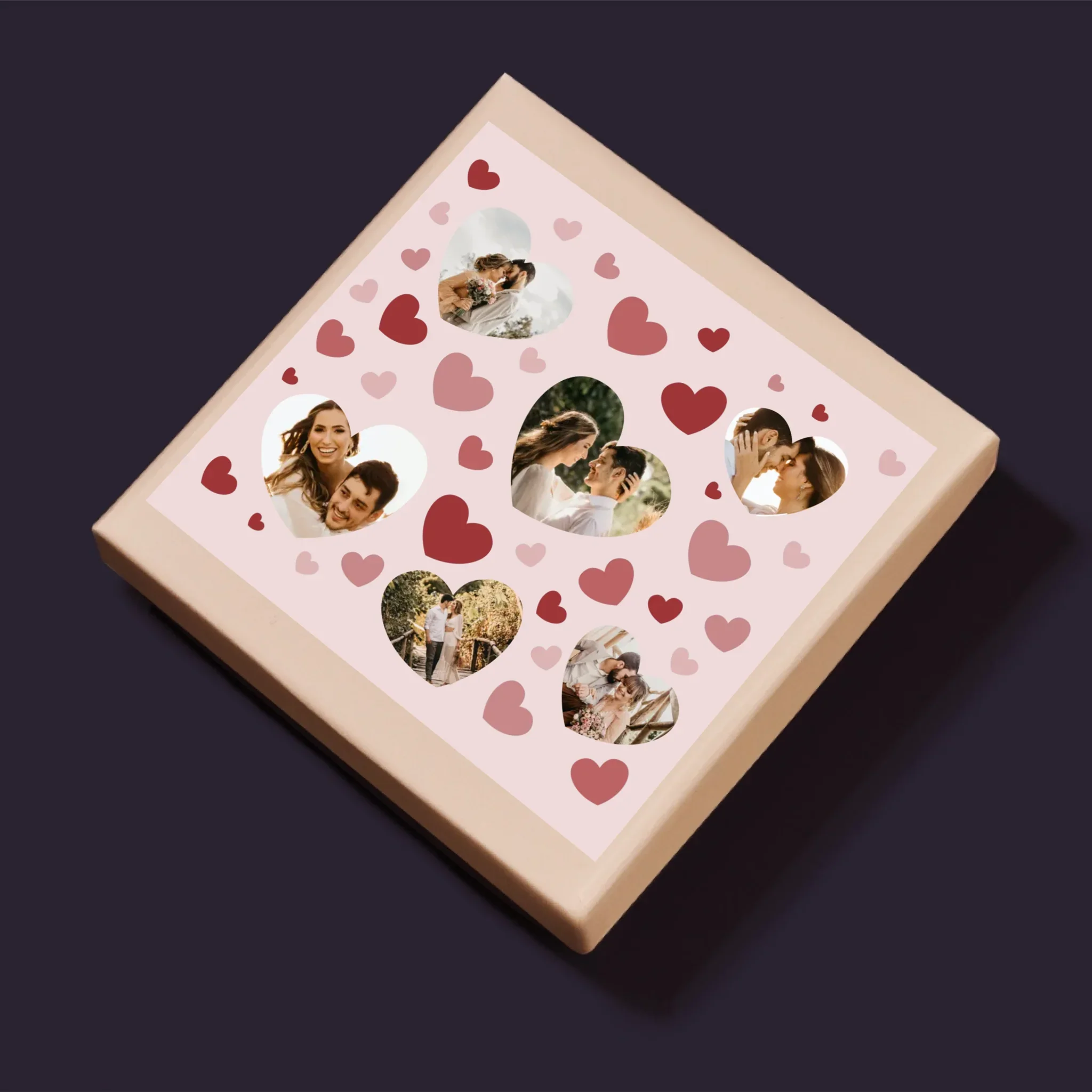 Fotokolaż: Serca Zdjęcie - Personalizowane Puzzle - Image 5