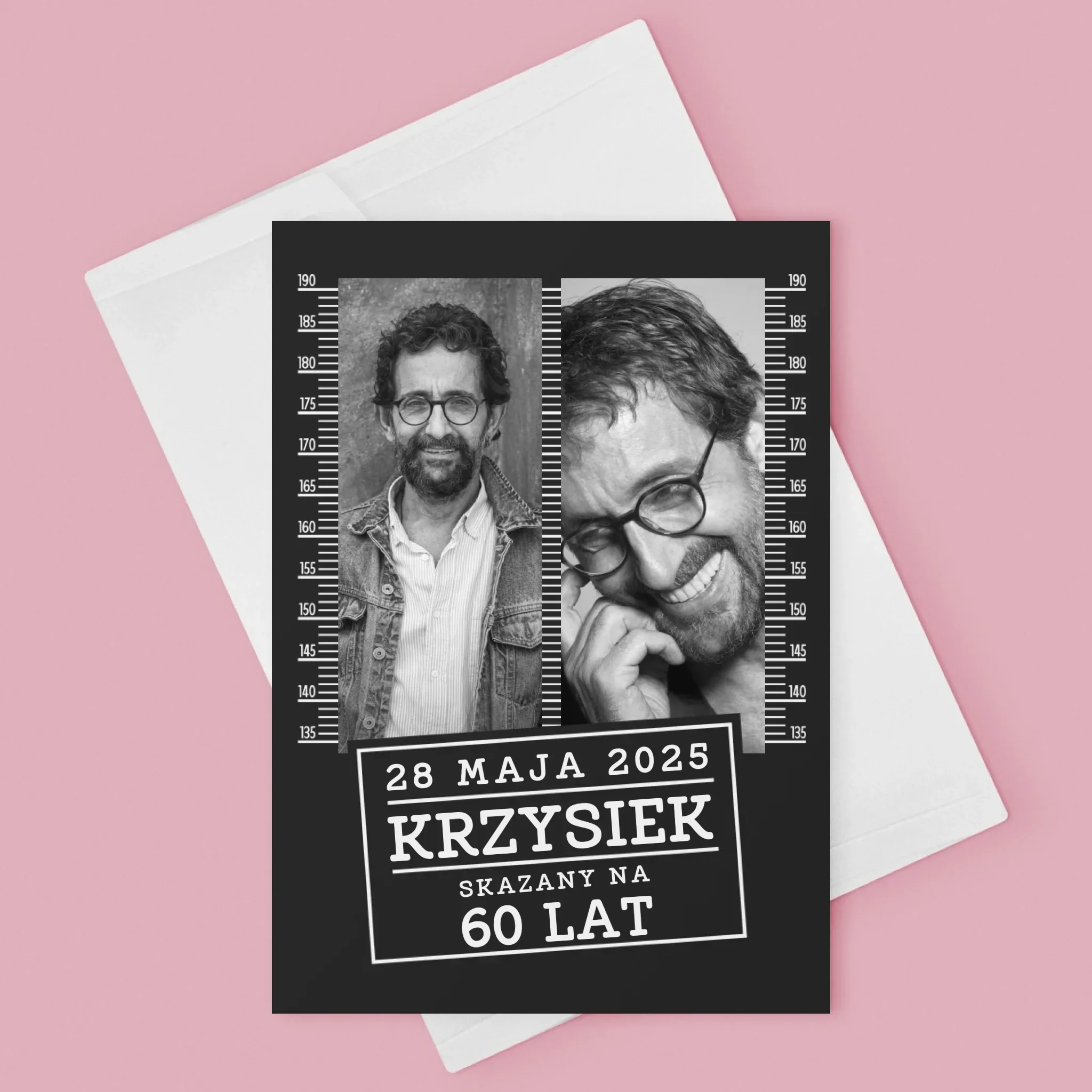 Fotokolaż: Skazany Na 60 Lat - Kartka z Życzeniami - Image 3