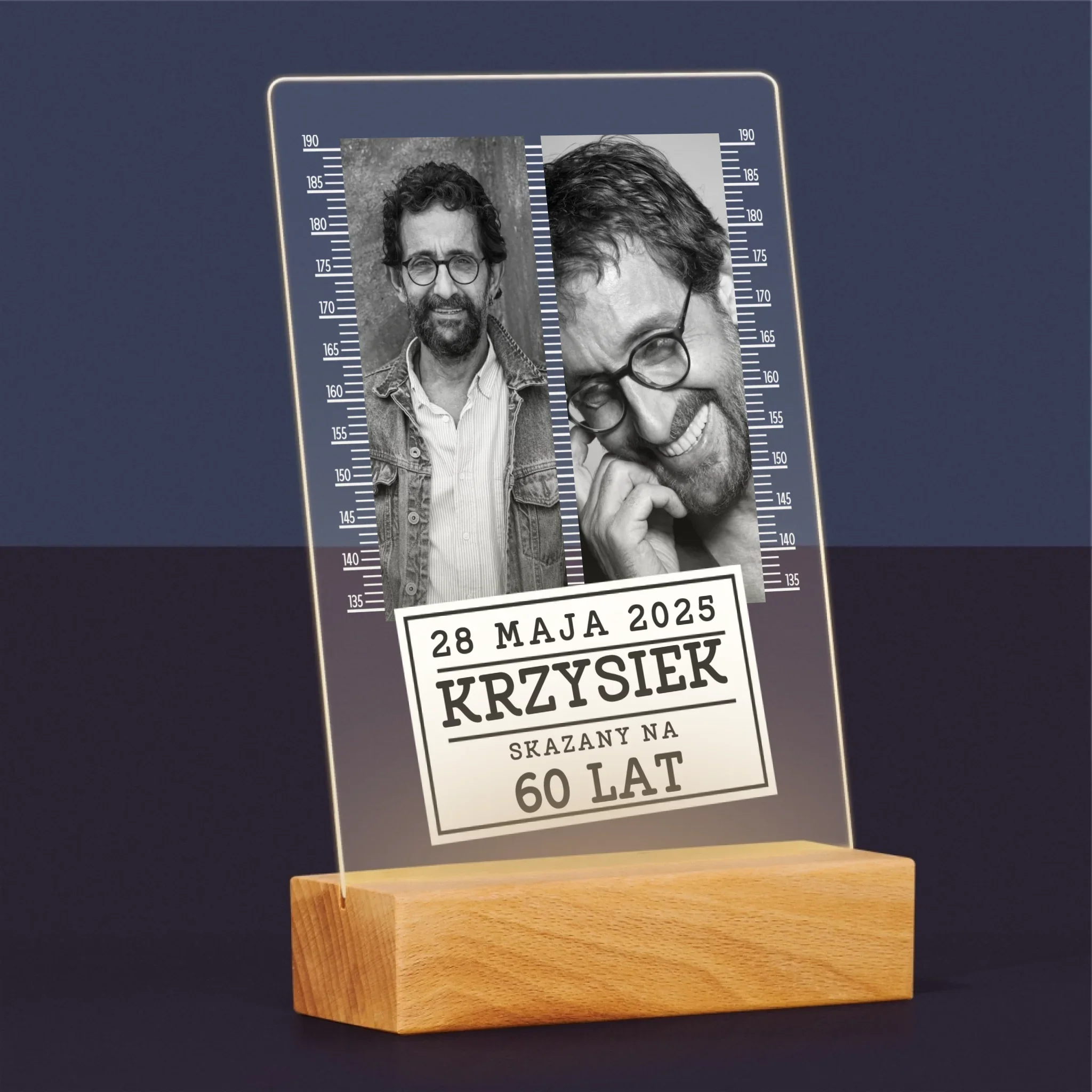 Fotokolaż: Skazany Na 60 Lat - Wydruk Na Szkle Akrylowym - Image 5