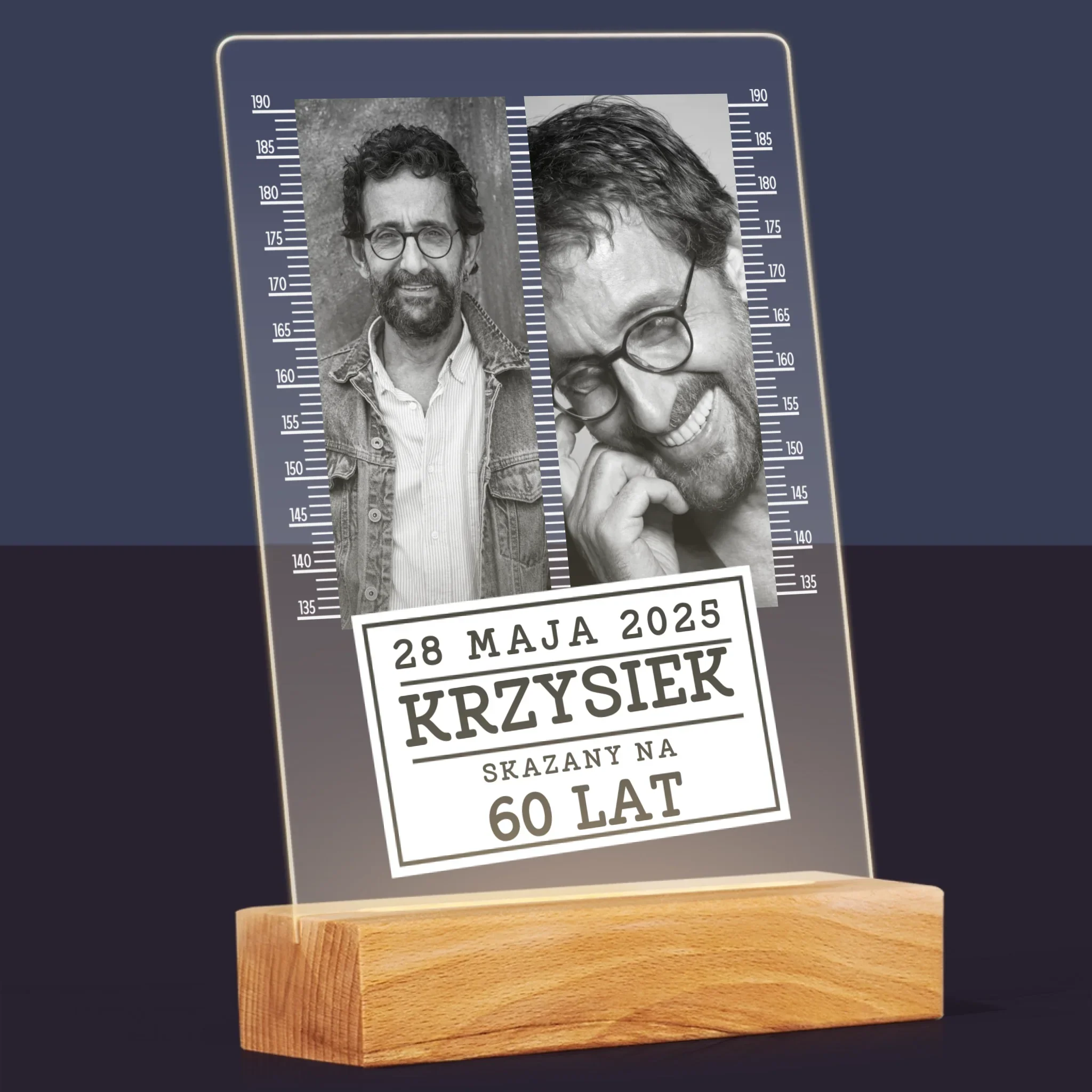 Fotokolaż: Skazany Na 60 Lat - Wydruk Na Szkle Akrylowym - Image 8