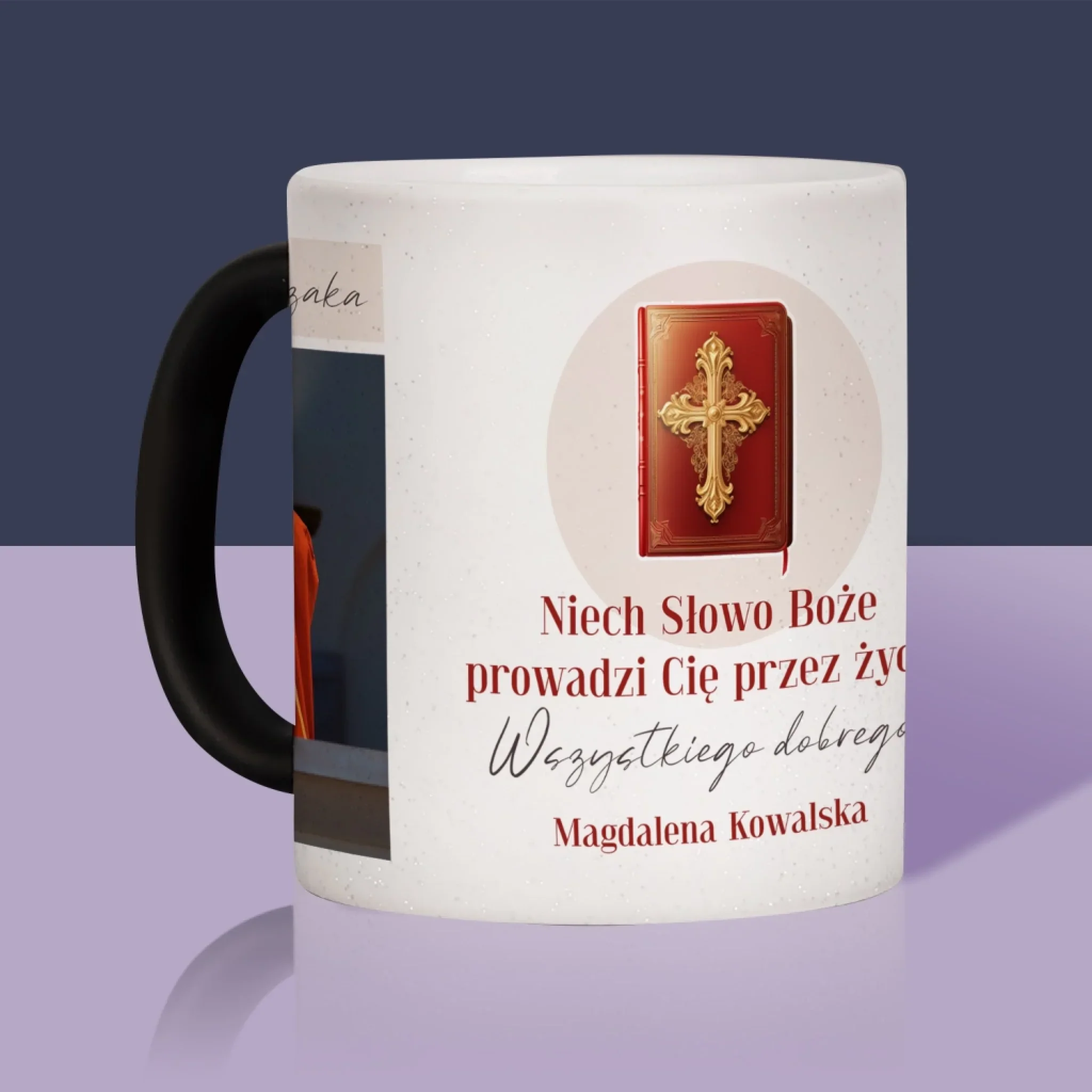 Fotokolaż: Słowo Boże - Kubek z Nadrukiem - Image 12