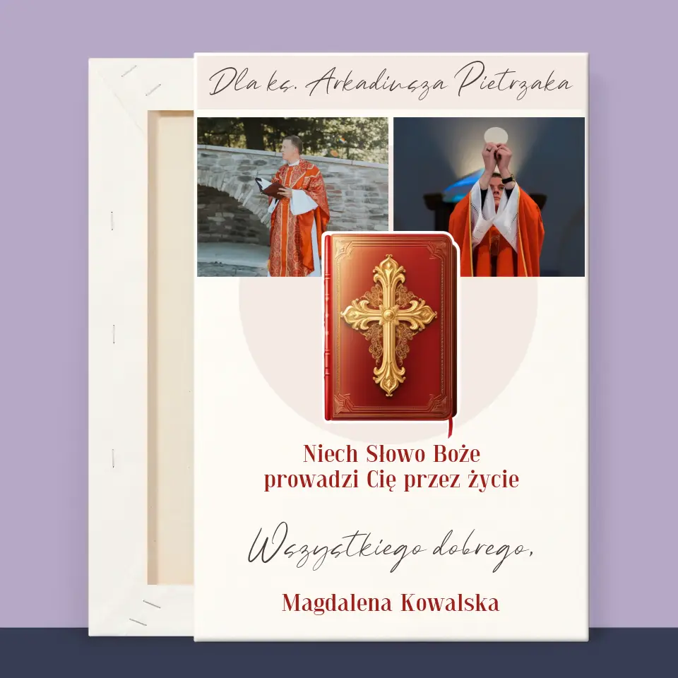 Fotokolaż: Słowo Boże - Wydruk Obramowany - Image 12