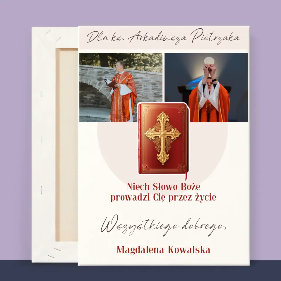 Fotokolaż: Słowo Boże - Wydruk Obramowany - Image 13