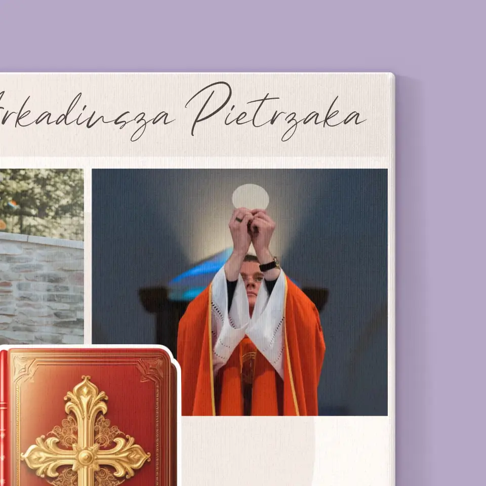 Fotokolaż: Słowo Boże - Wydruk Obramowany - Image 14