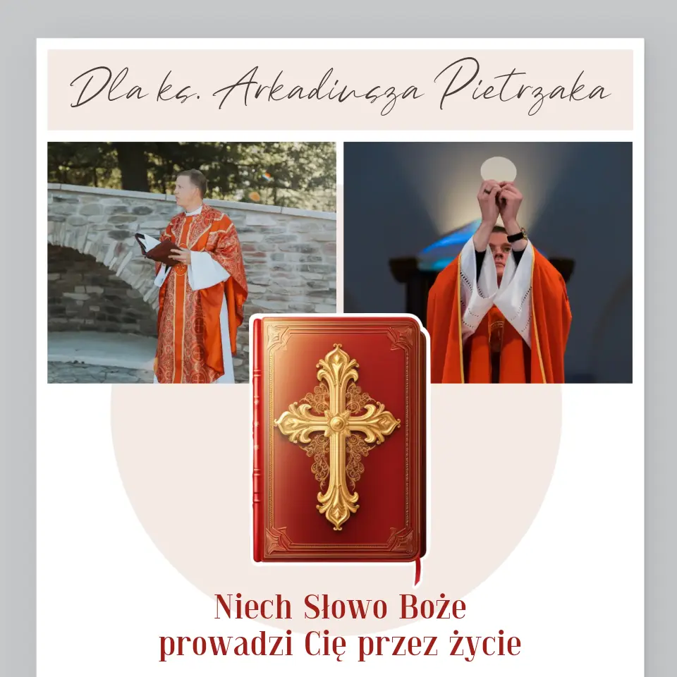 Fotokolaż: Słowo Boże - Wydruk Obramowany - Image 2
