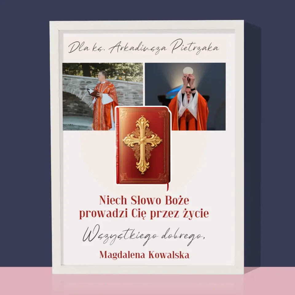 Fotokolaż: Słowo Boże - Wydruk Obramowany - Image 8