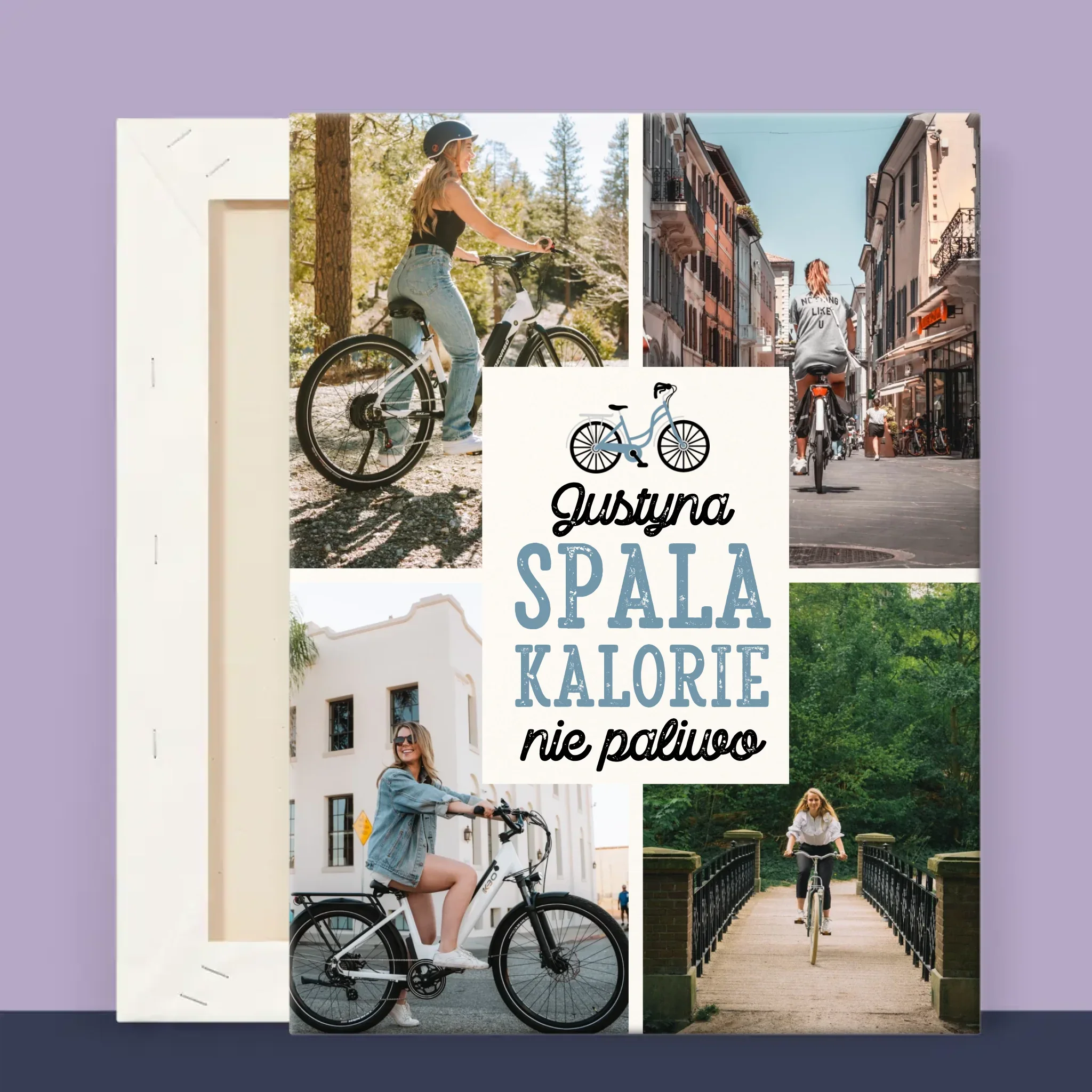 Fotokolaż: Spala Kalorie, Nie Paliwo - Wydruk Obramowany - Image 11