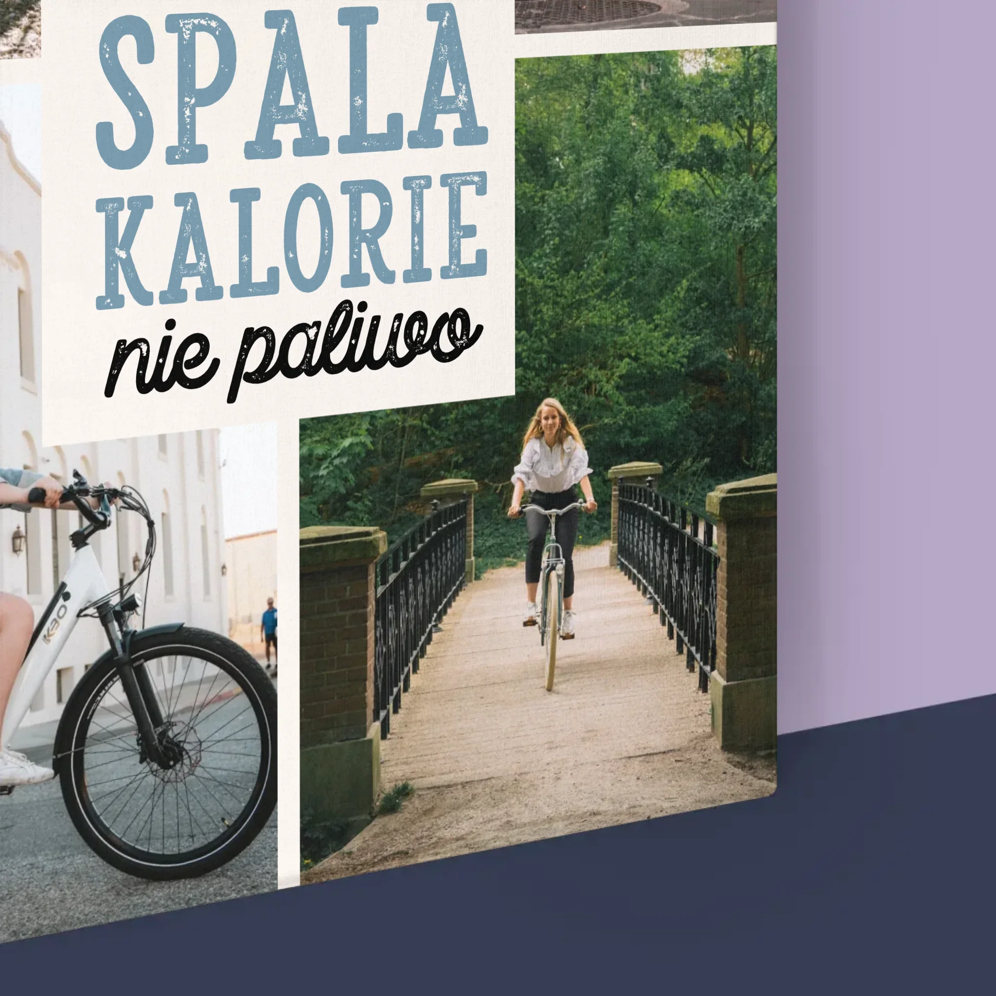Fotokolaż: Spala Kalorie, Nie Paliwo - Wydruk Obramowany - Image 16