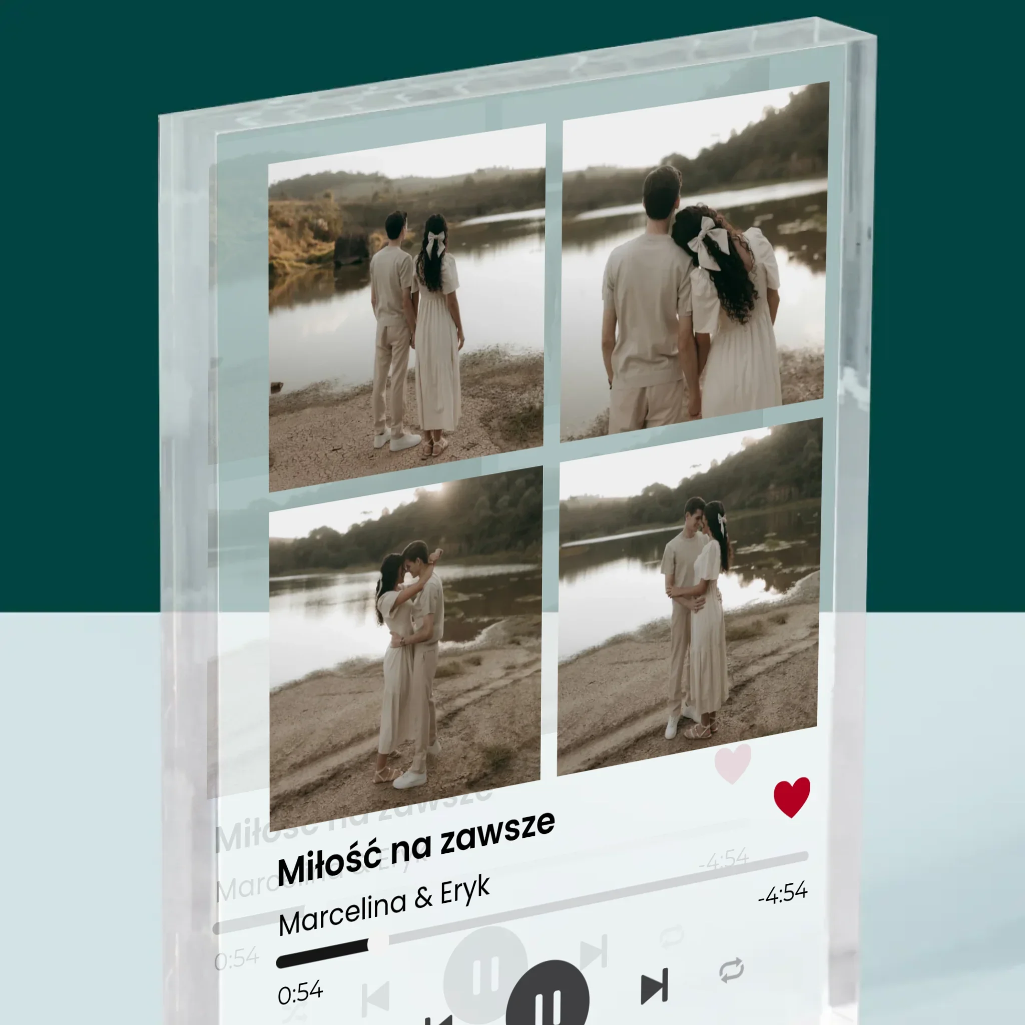 Fotokolaż: Spotify 4 Zdjęcia - Blok Akrylowy z Nadrukiem - Image 2