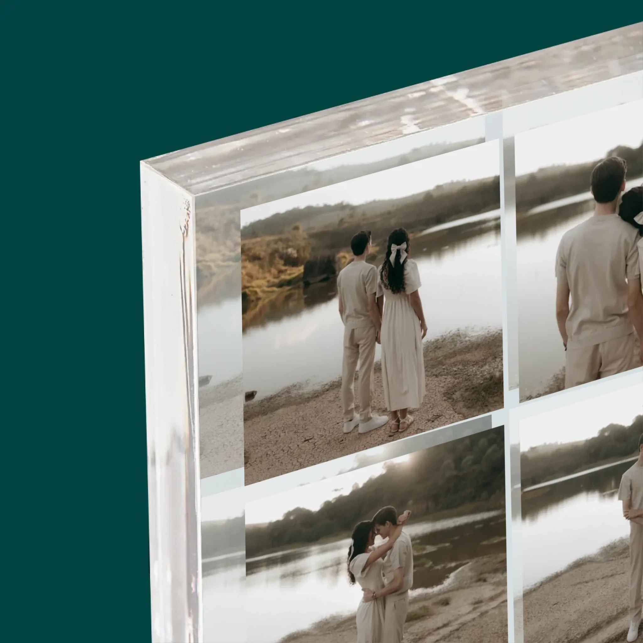 Fotokolaż: Spotify 4 Zdjęcia - Blok Akrylowy z Nadrukiem - Image 4