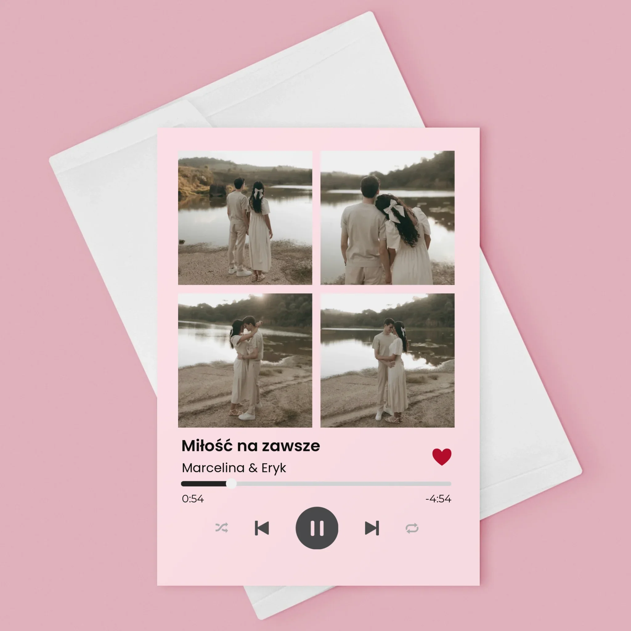Fotokolaż: Spotify 4 Zdjęcia - Kartka z Życzeniami - Image 3