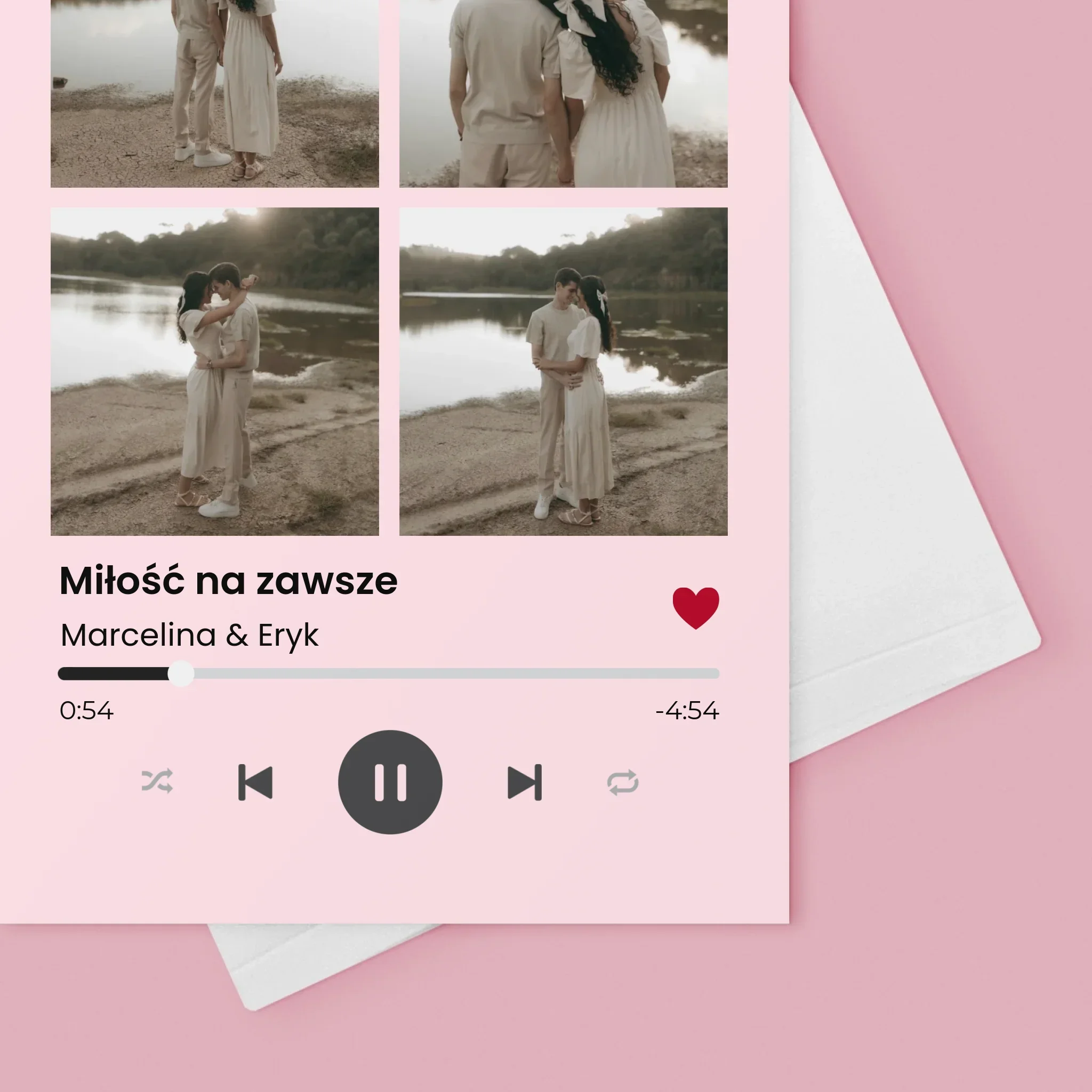 Fotokolaż: Spotify 4 Zdjęcia - Kartka z Życzeniami - Image 4