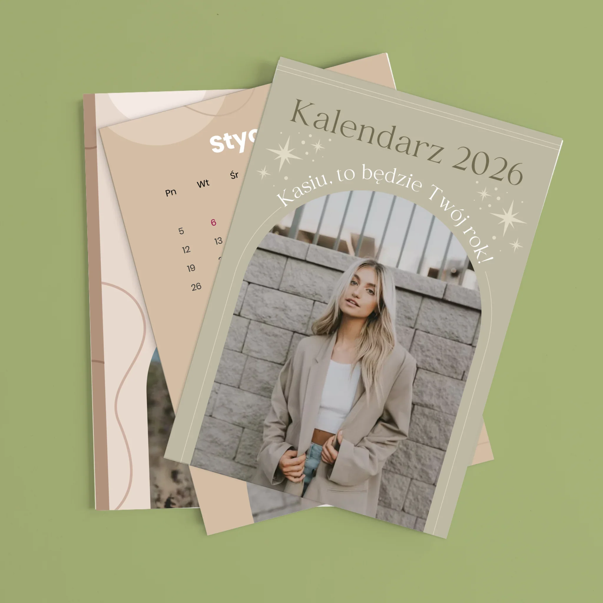 Fotokolaż: Stylowy - Kalendarz Na Biurko z Podstawką - Image 2