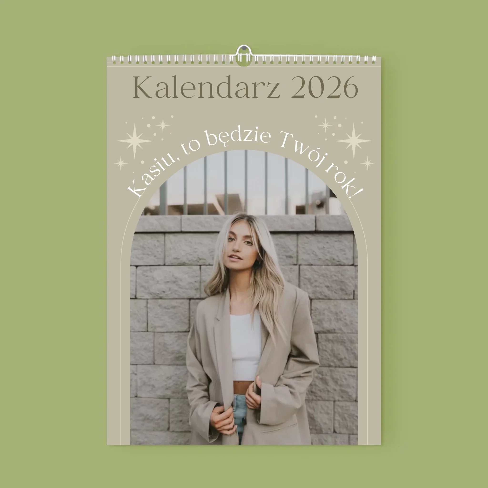 Fotokolaż: Stylowy - Personalizowany Kalendarz Ścienny