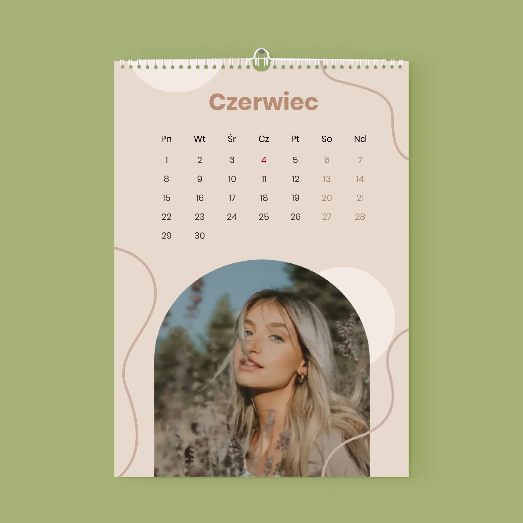 Fotokolaż: Stylowy - Personalizowany Kalendarz Ścienny - Image 4