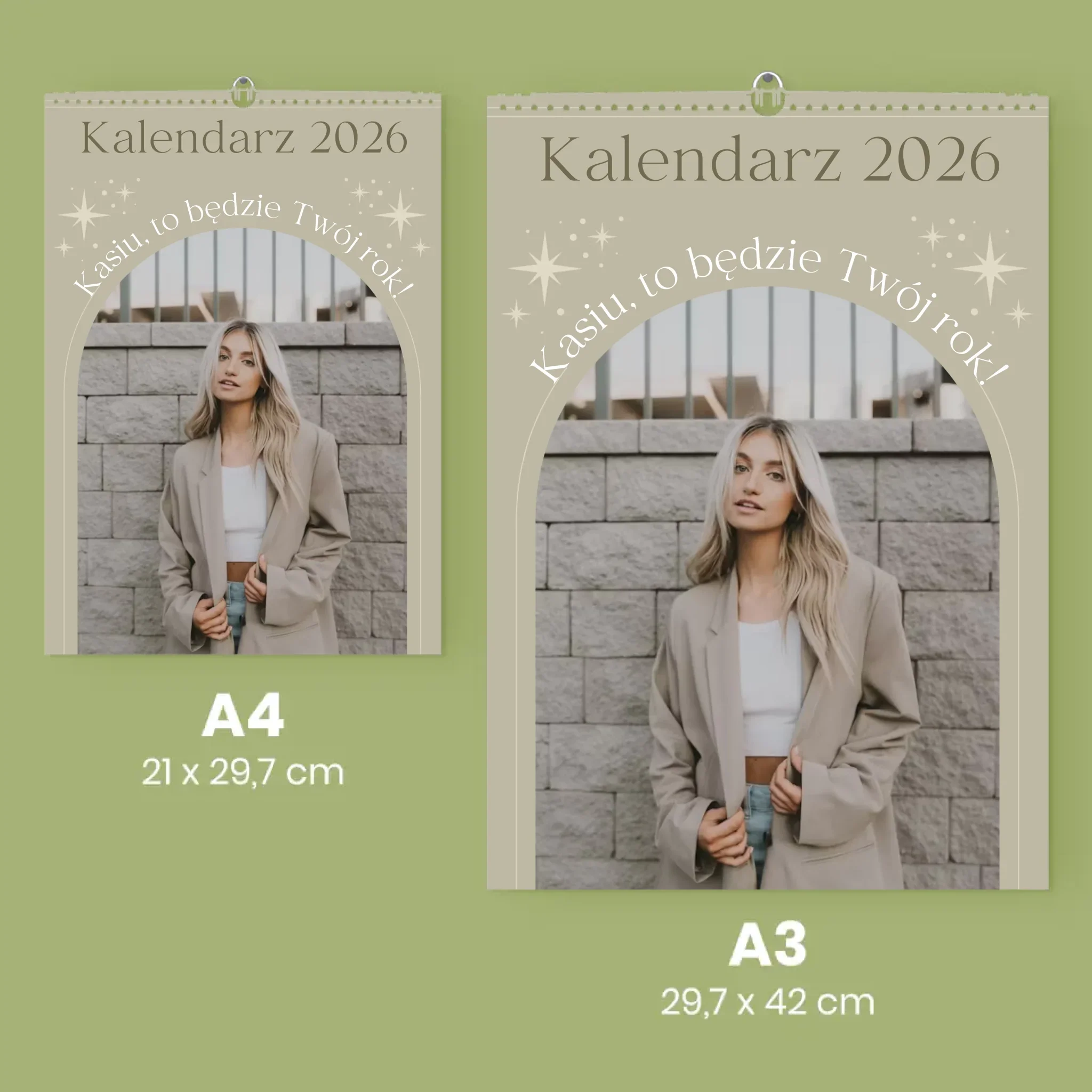 Fotokolaż: Stylowy - Personalizowany Kalendarz Ścienny - Image 5