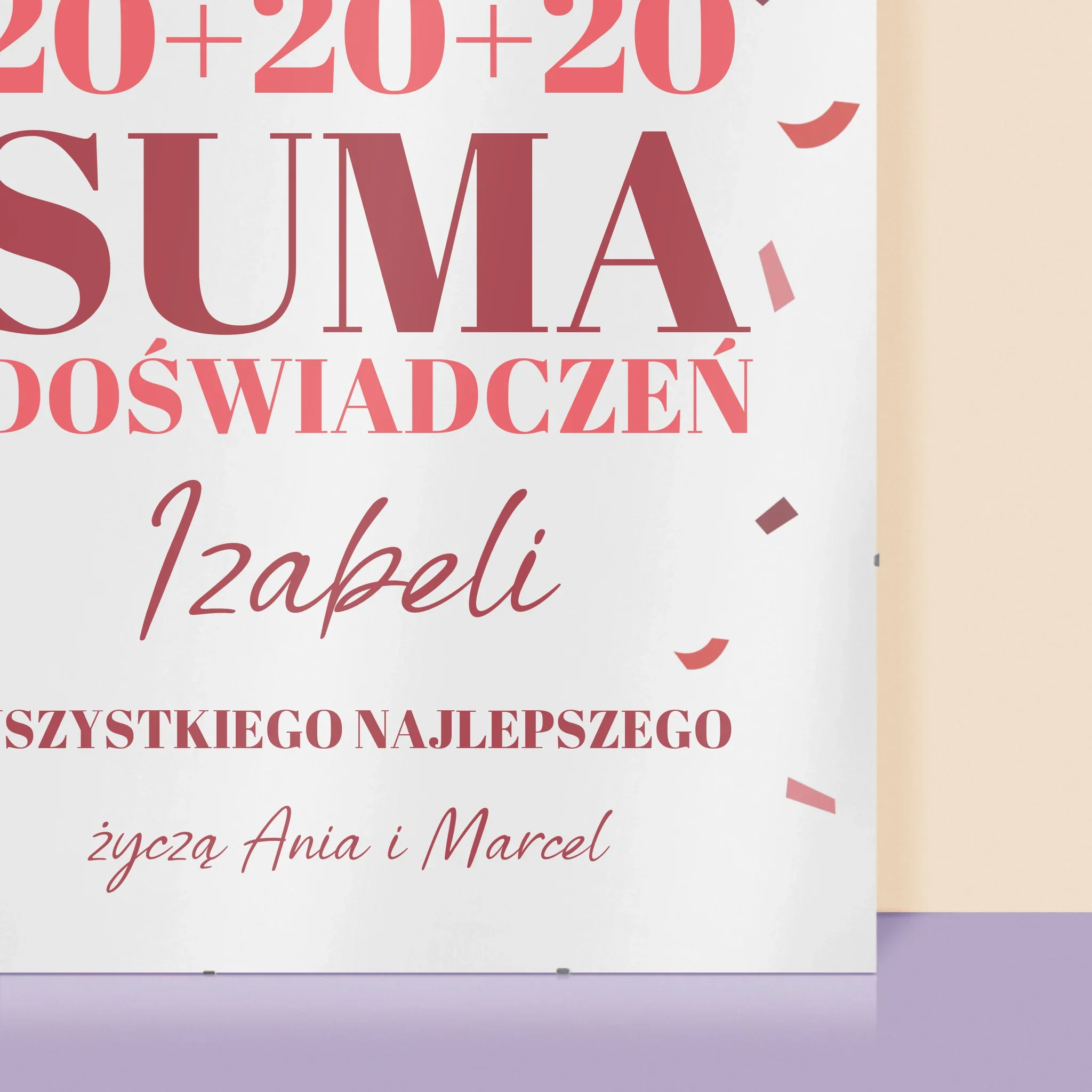 Fotokolaż: Suma Doświadczeń - Personalizowany Plakat - Image 2