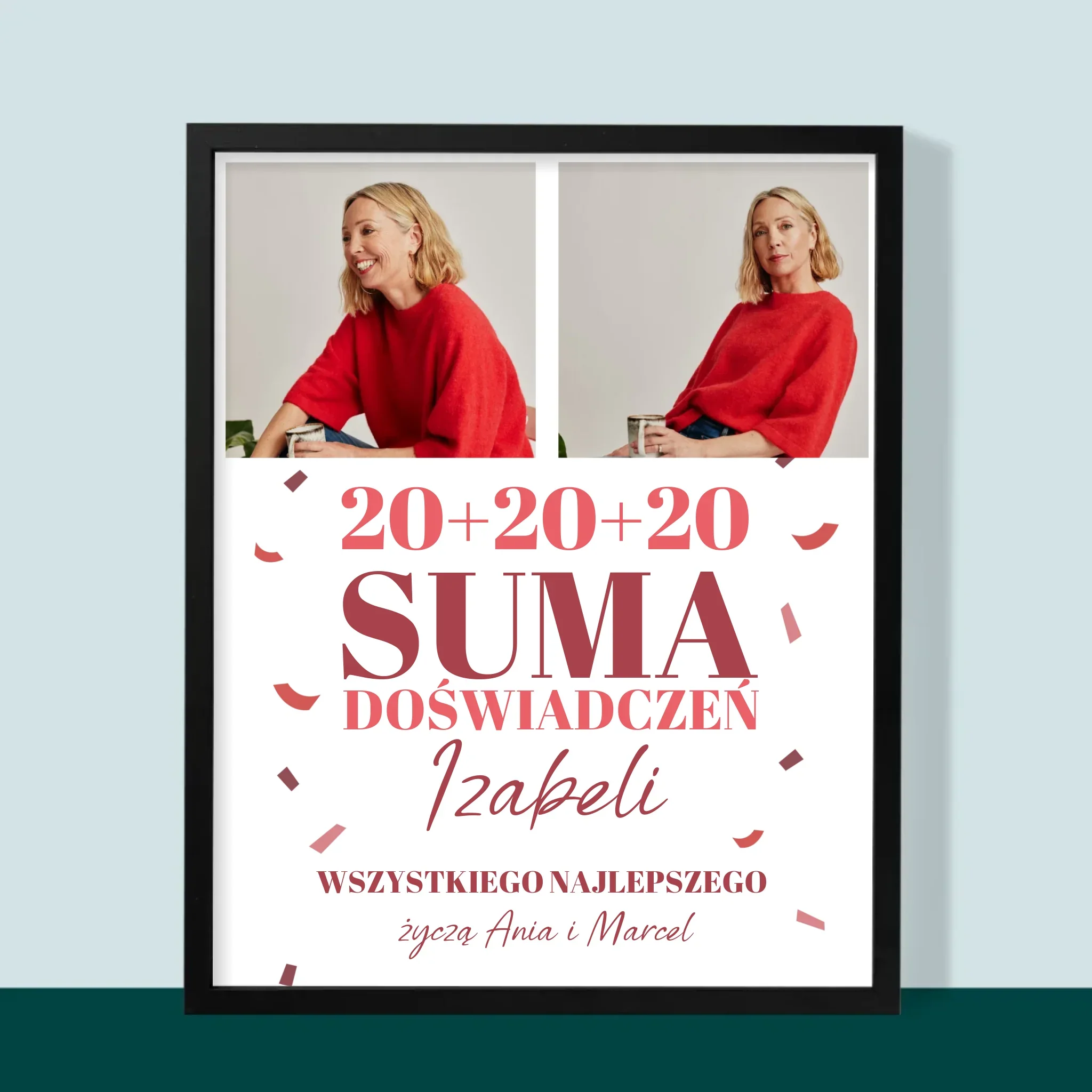 Fotokolaż: Suma Doświadczeń - Wydruk Obramowany - Image 5