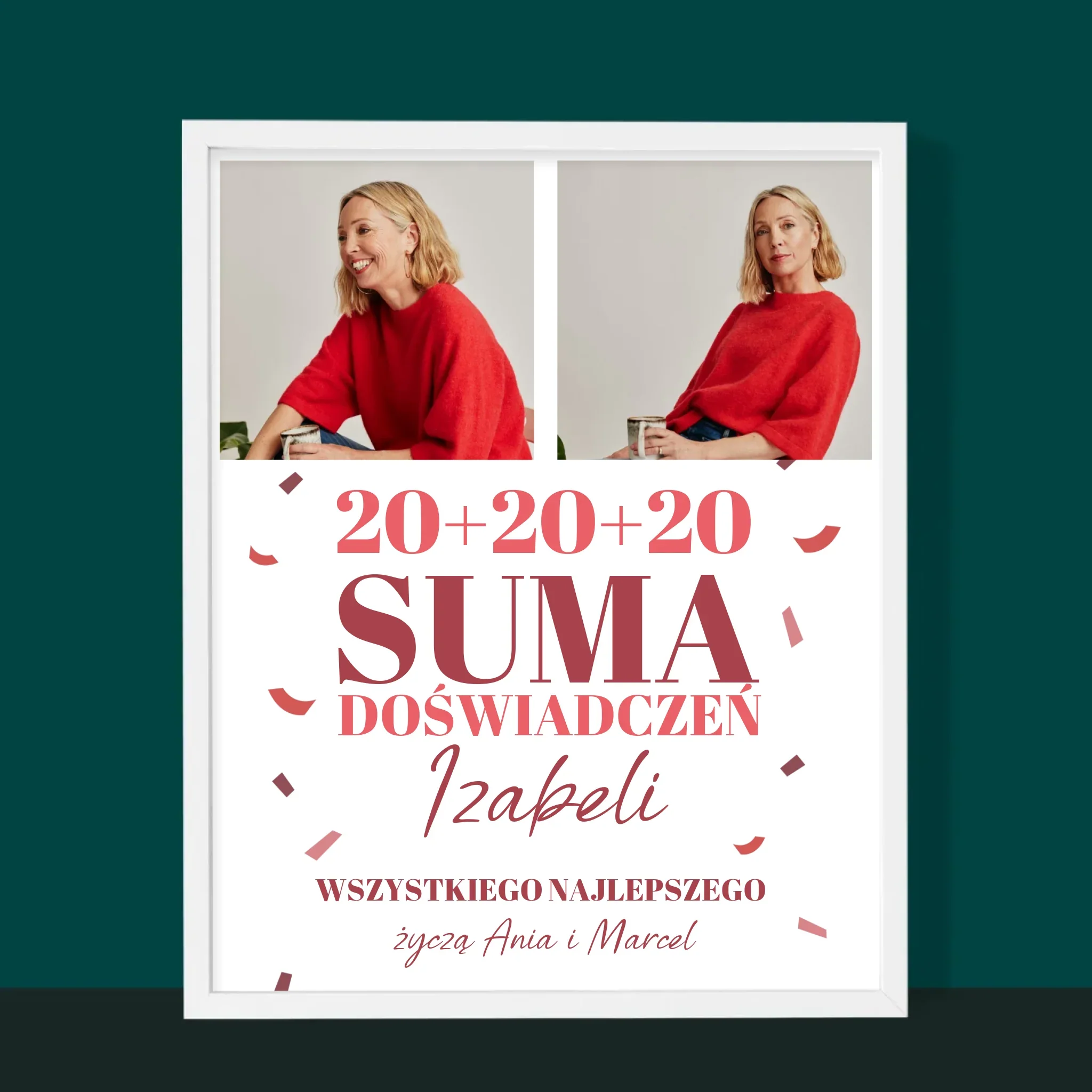 Fotokolaż: Suma Doświadczeń - Wydruk Obramowany - Image 6