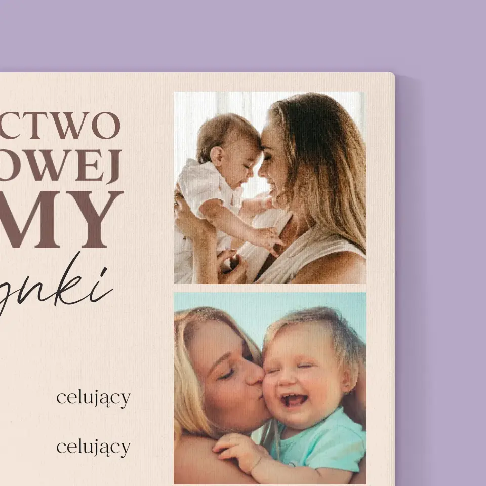 Fotokolaż: Świadectwo Wzorowej Mamy - Wydruk Obramowany - Image 14