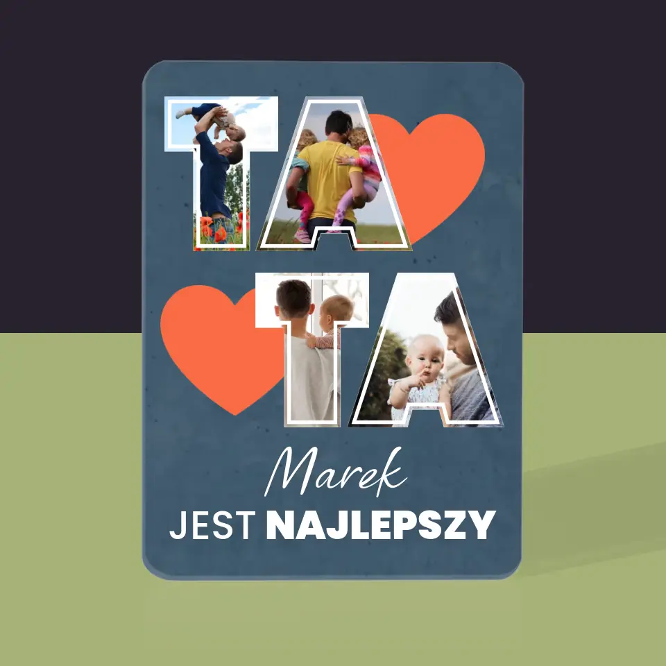 Fotokolaż: Tata Jest Najlepszy - Karty Do Gry - Image 5