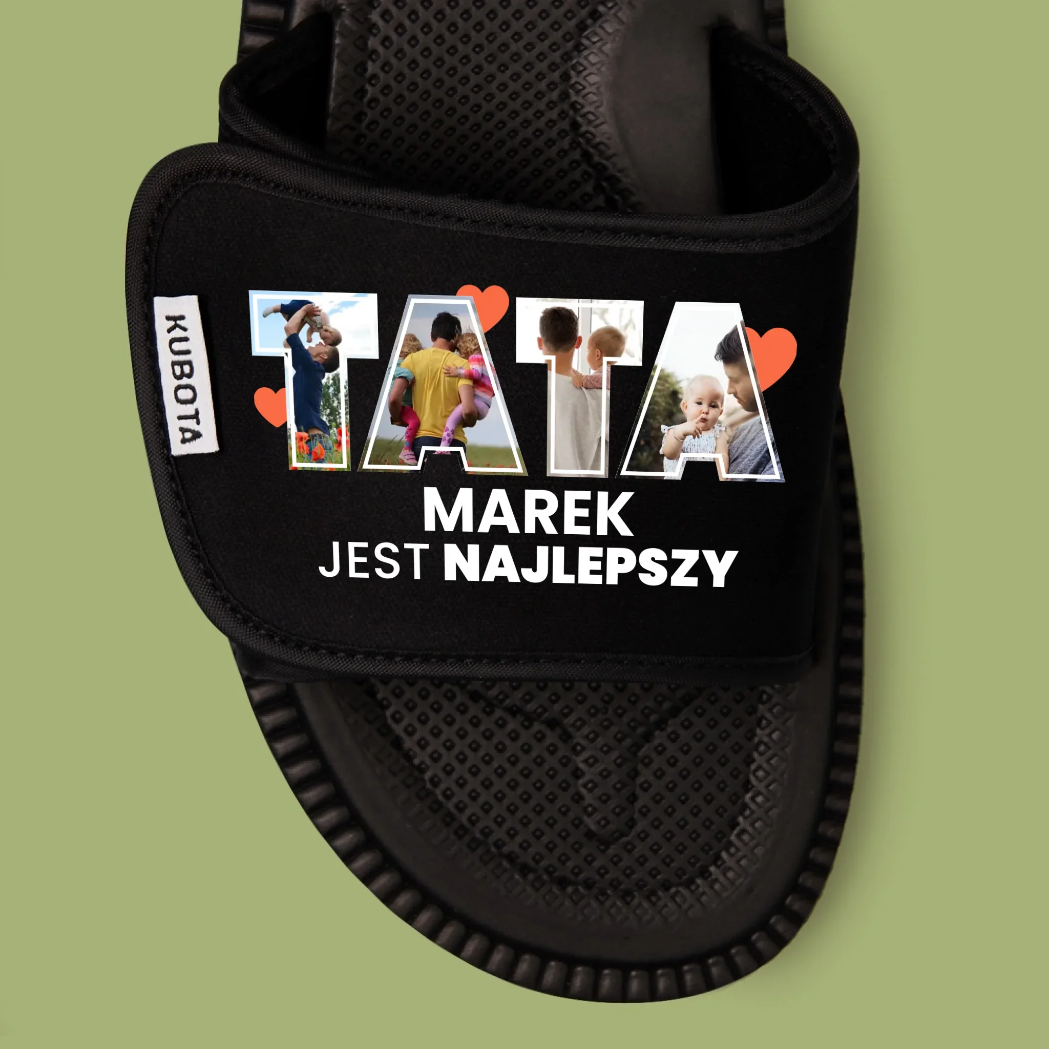 Fotokolaż: Tata Jest Najlepszy - Klapki Kubota - Image 2