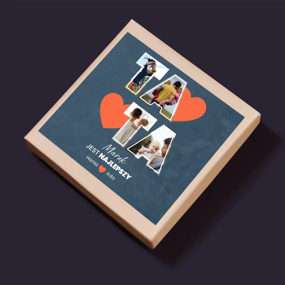 Fotokolaż: Tata Jest Najlepszy - Personalizowane Puzzle - Image 5