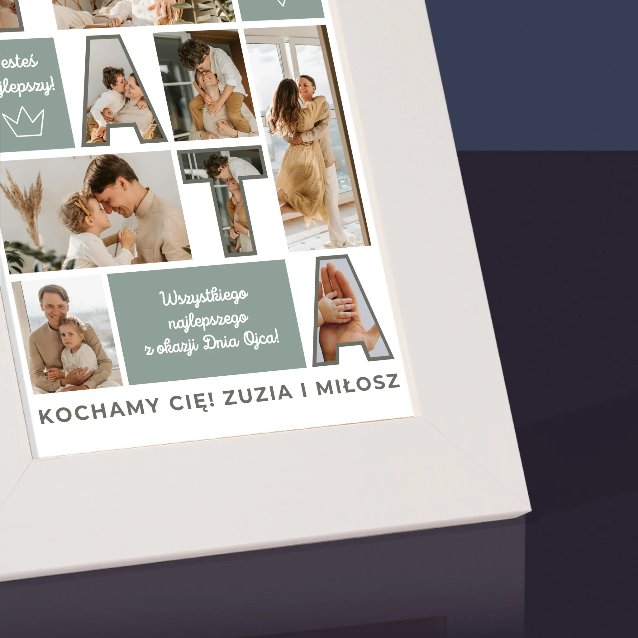 Fotokolaż: Tata Kafelki - Ramka Na Zdjęcie - Image 3
