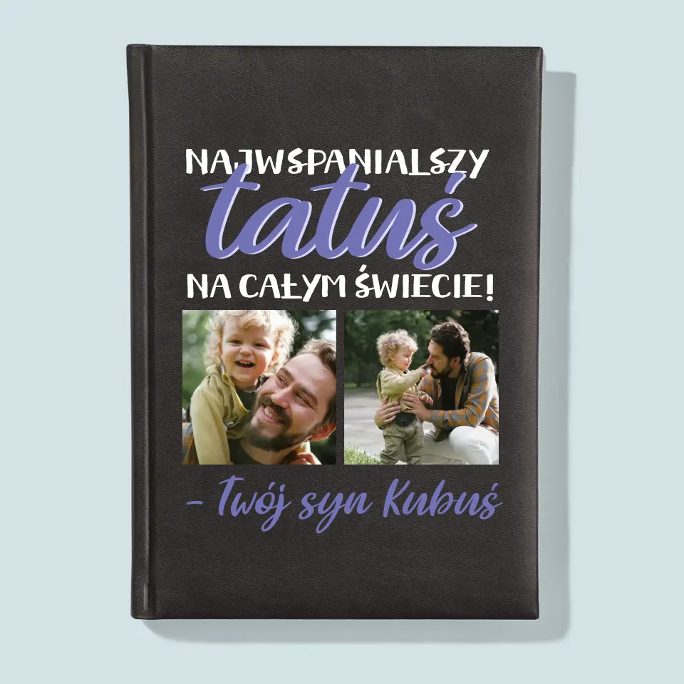 Fotokolaż: Tatuś - Planer Książkowy z Nadrukiem - Image 2