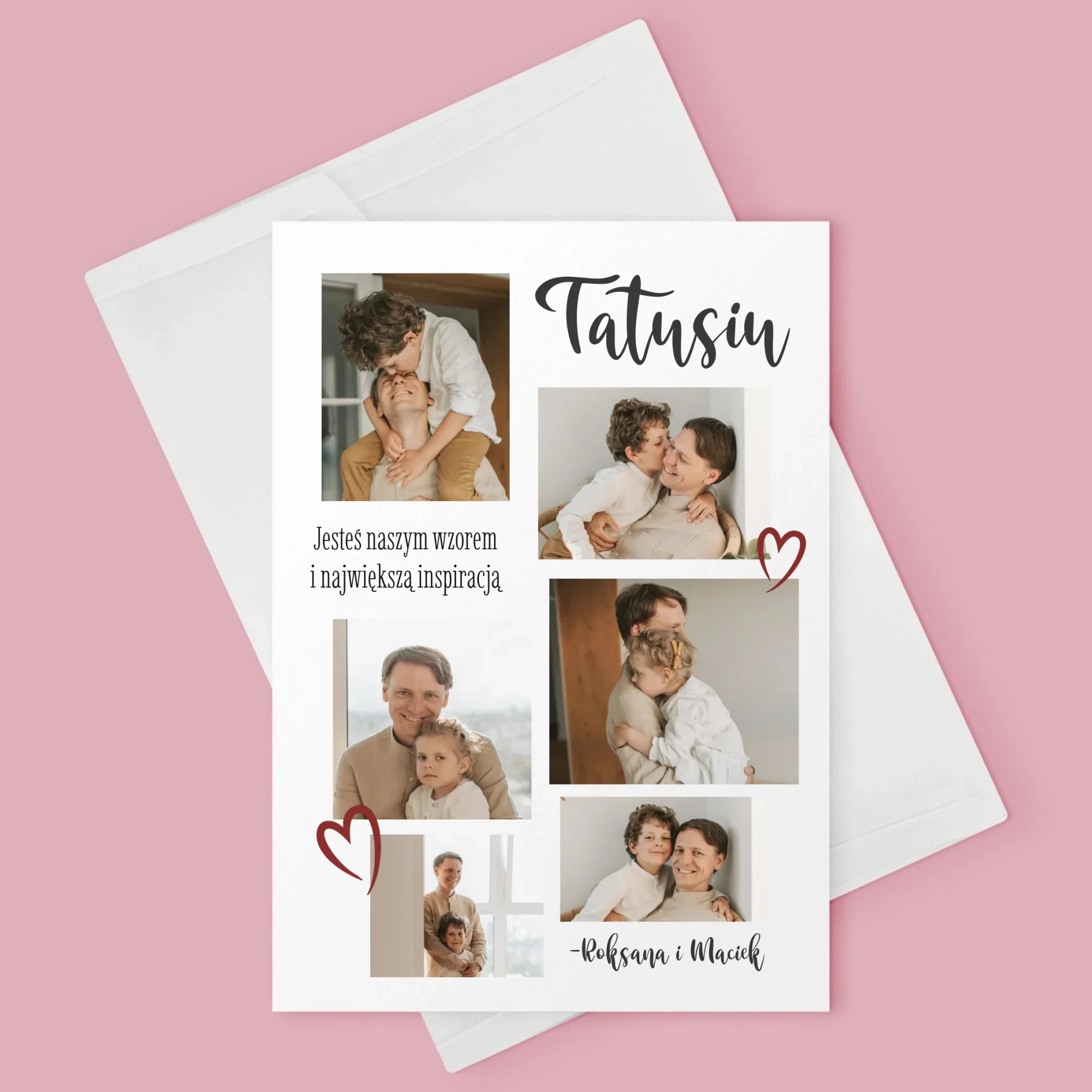 Fotokolaż: Tatusiu - Kartka z Życzeniami - Image 3
