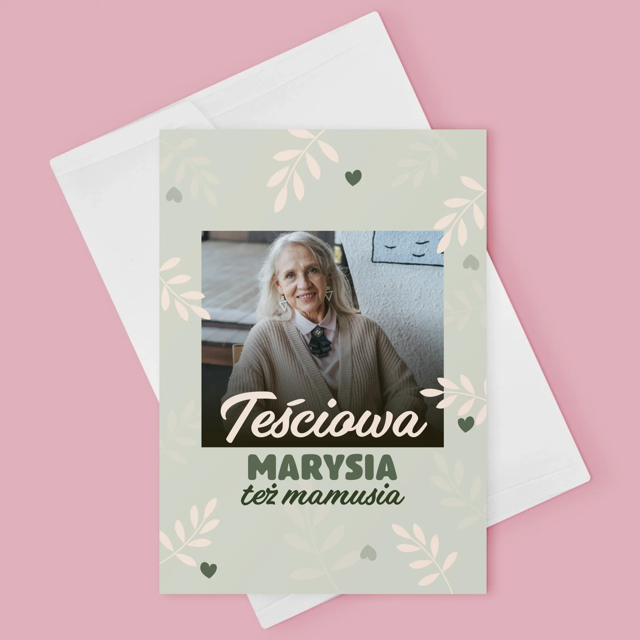 Fotokolaż: Teściowa Też Mamusia - Kartka z Życzeniami - Image 3