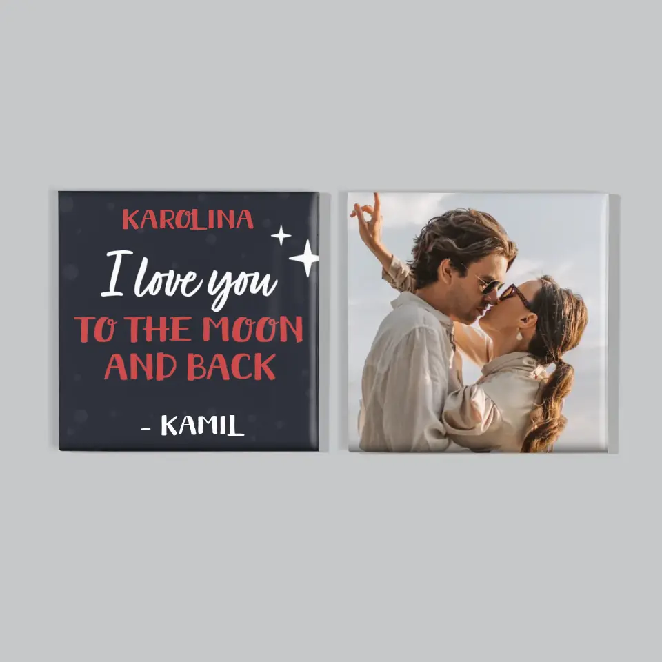Fotokolaż: To The Moon And Back - Zestaw Magnesów - Image 4