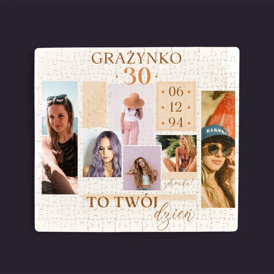 Fotokolaż: To Twój Dzień - Personalizowane Puzzle - Image 3
