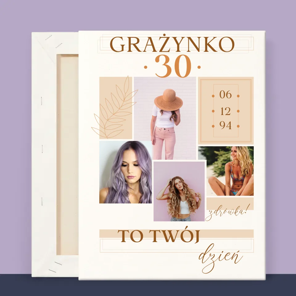 Fotokolaż: To Twój Dzień - Wydruk Obramowany - Image 12