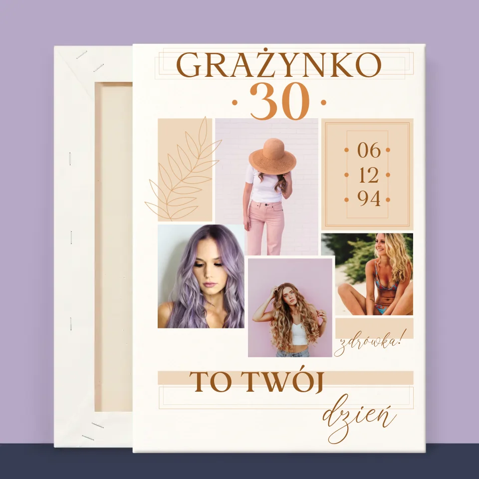 Fotokolaż: To Twój Dzień - Wydruk Obramowany - Image 14