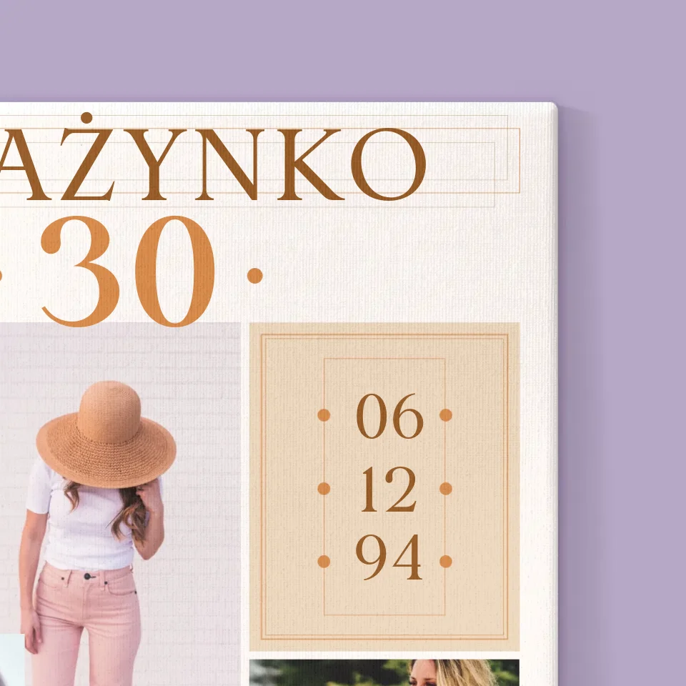 Fotokolaż: To Twój Dzień - Wydruk Obramowany - Image 15