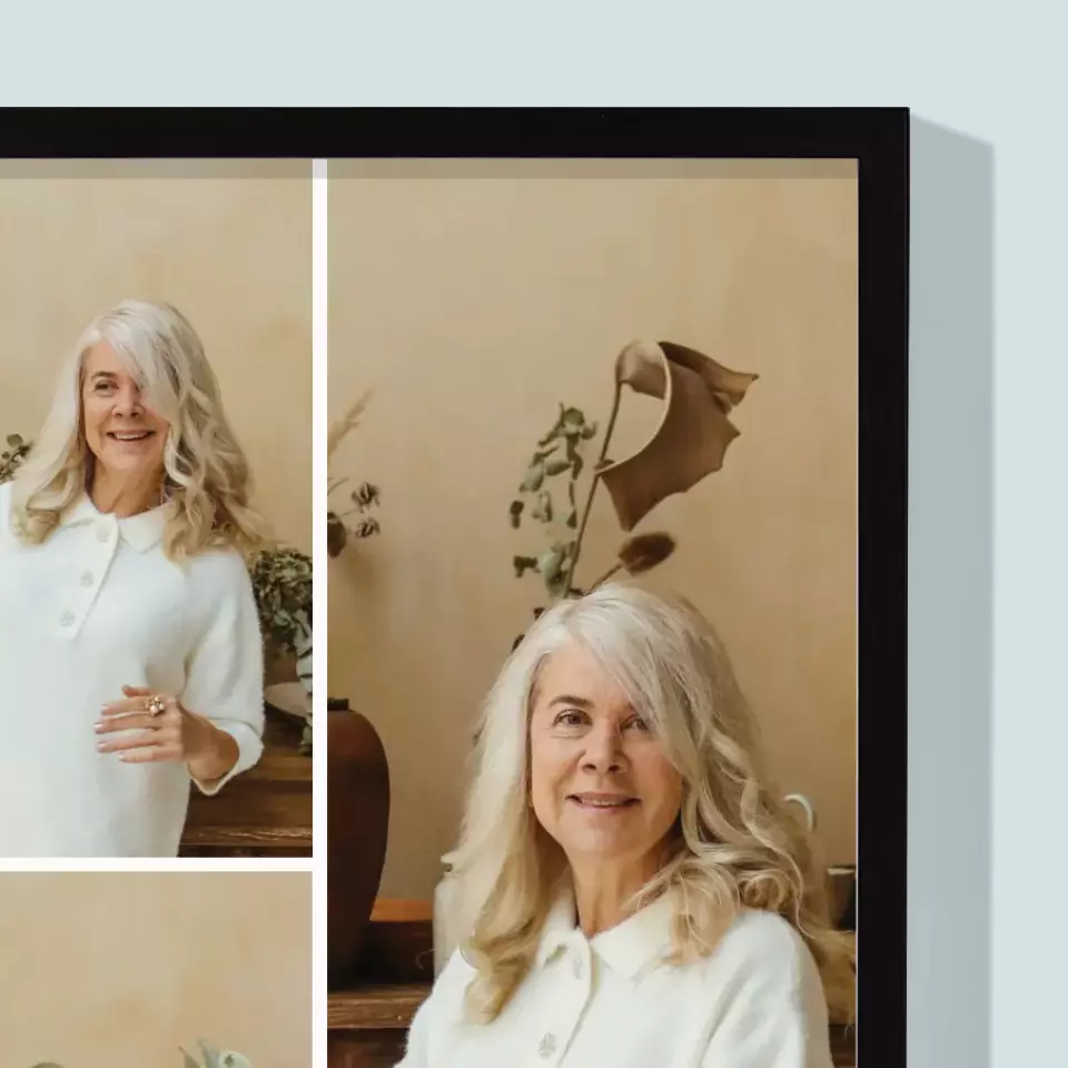 Fotokolaż: Udanej Emerytury - Wydruk Obramowany - Image 2