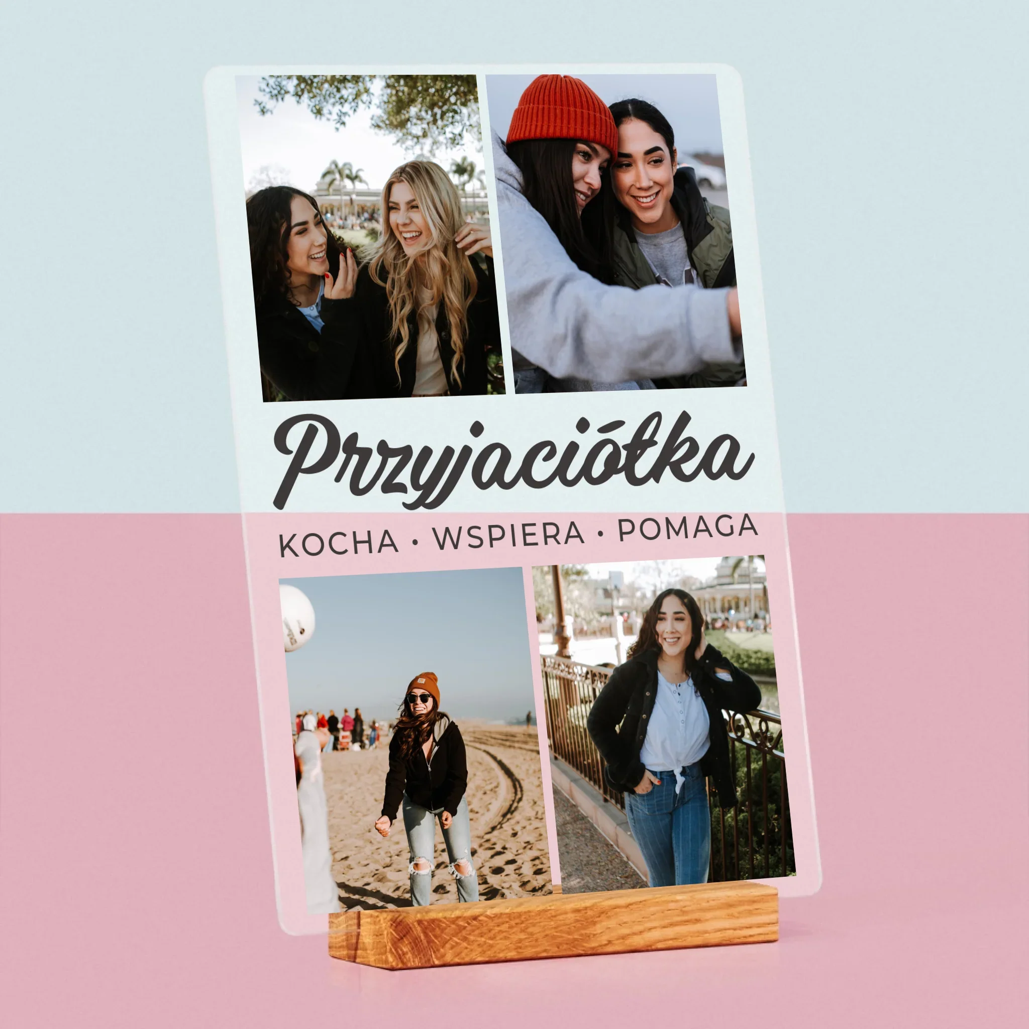 Fotokolaż: Ukochana Przyjaciółka - Wydruk Na Szkle Akrylowym - Image 4