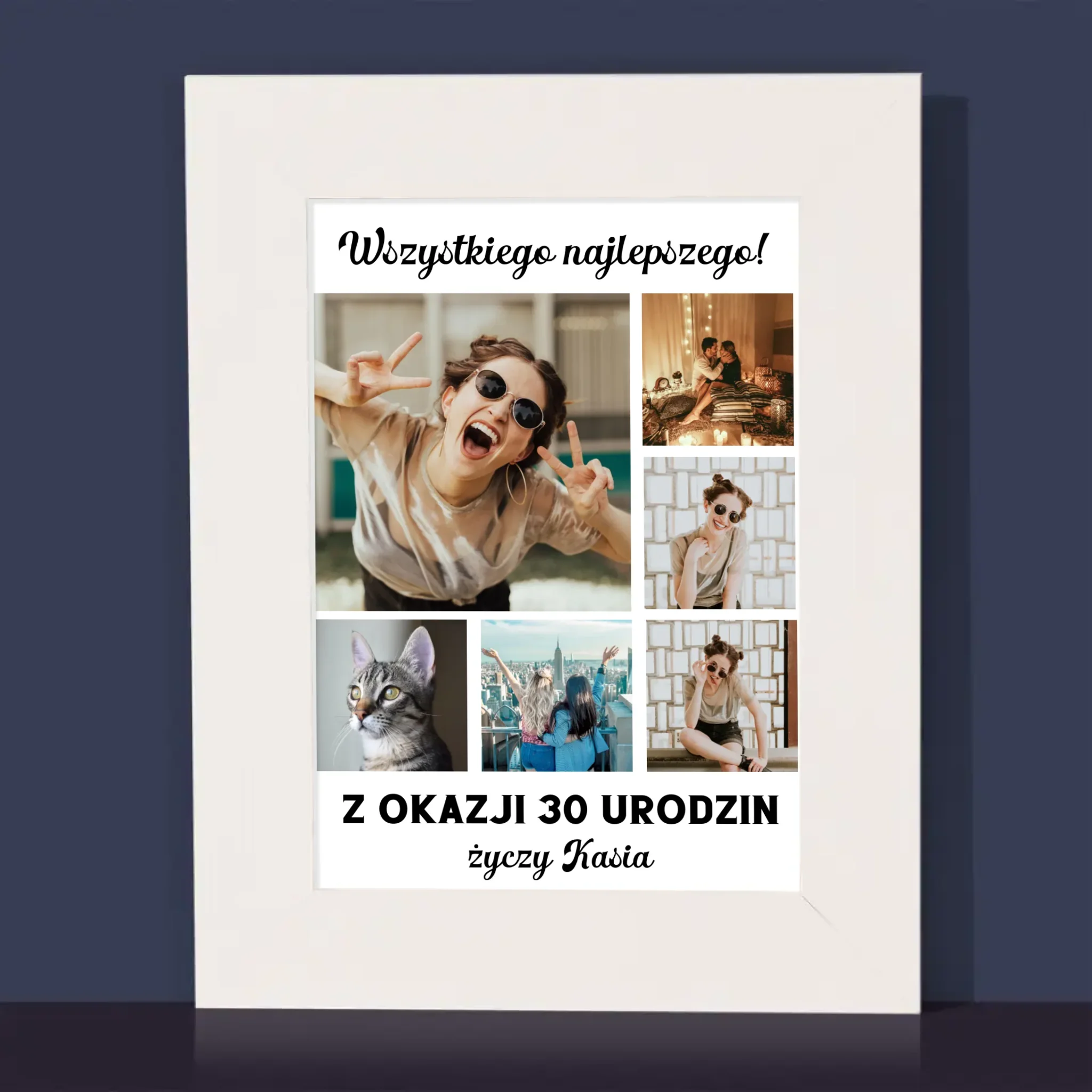 Fotokolaż: Urodzinowy - Ramka Na Zdjęcie - Image 2