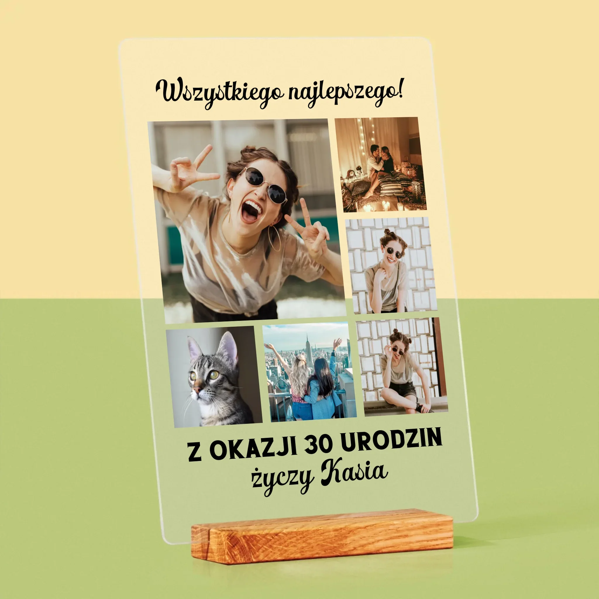 Fotokolaż: Urodzinowy - Wydruk Na Szkle Akrylowym - Image 4